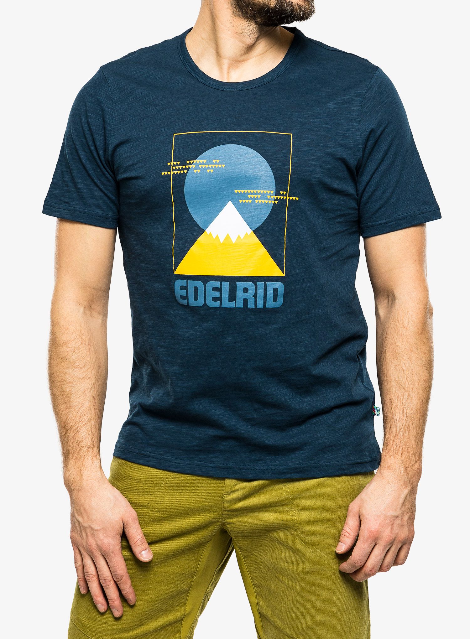 Pamučna majica Edelrid Me Highball T-Shirt IV - blueberry
