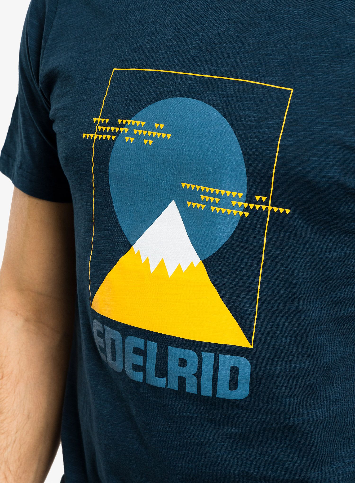 Pamučna majica Edelrid Me Highball T-Shirt IV - blueberry