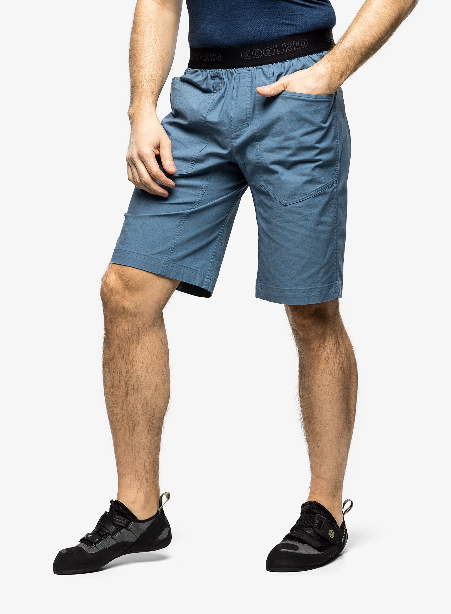 Penjačke kratke hlače Edelrid Me Legacy Shorts IV - bluegrey