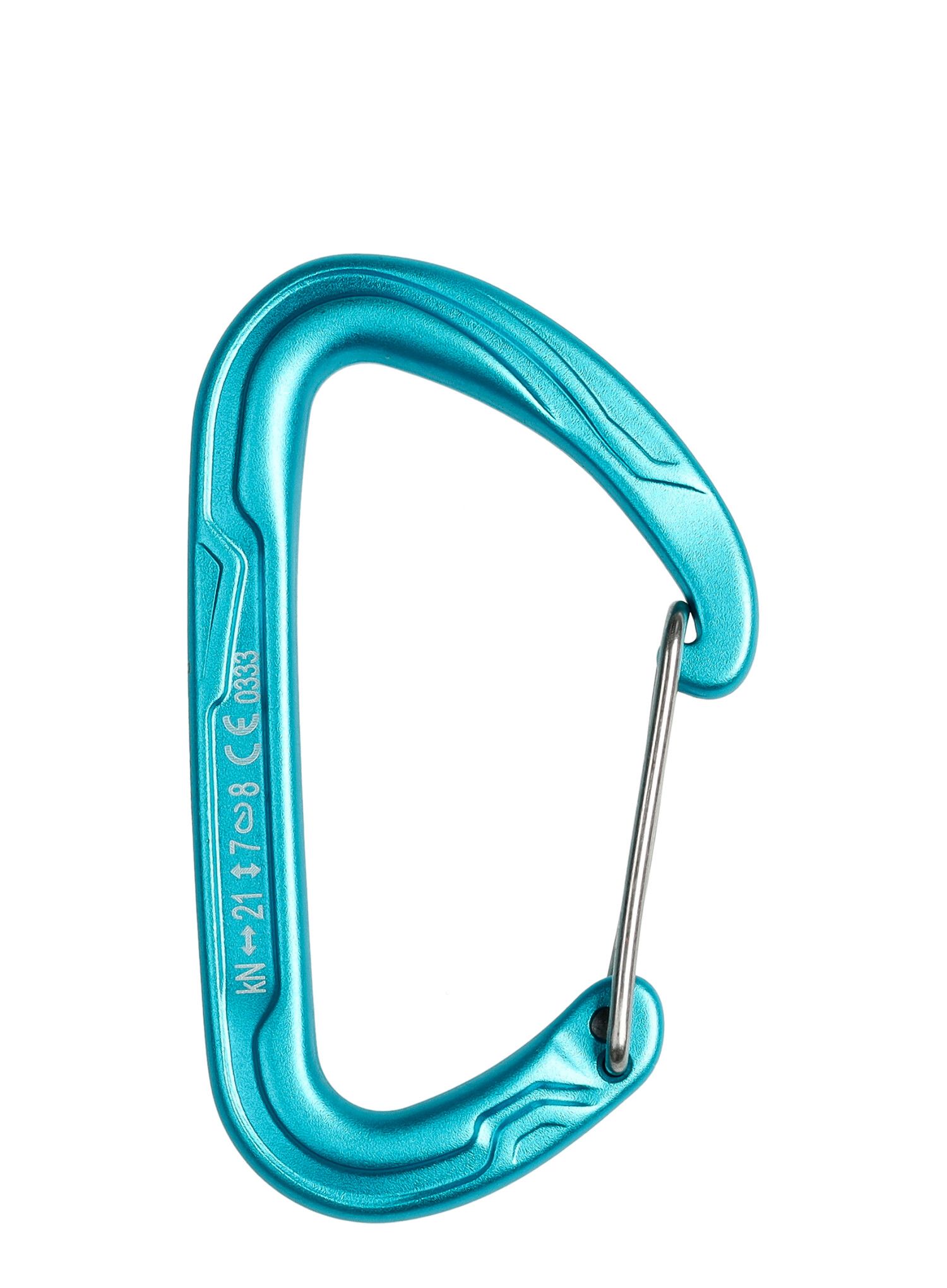 Karabiner za penjanje Edelrid Pure Wire III - icemint