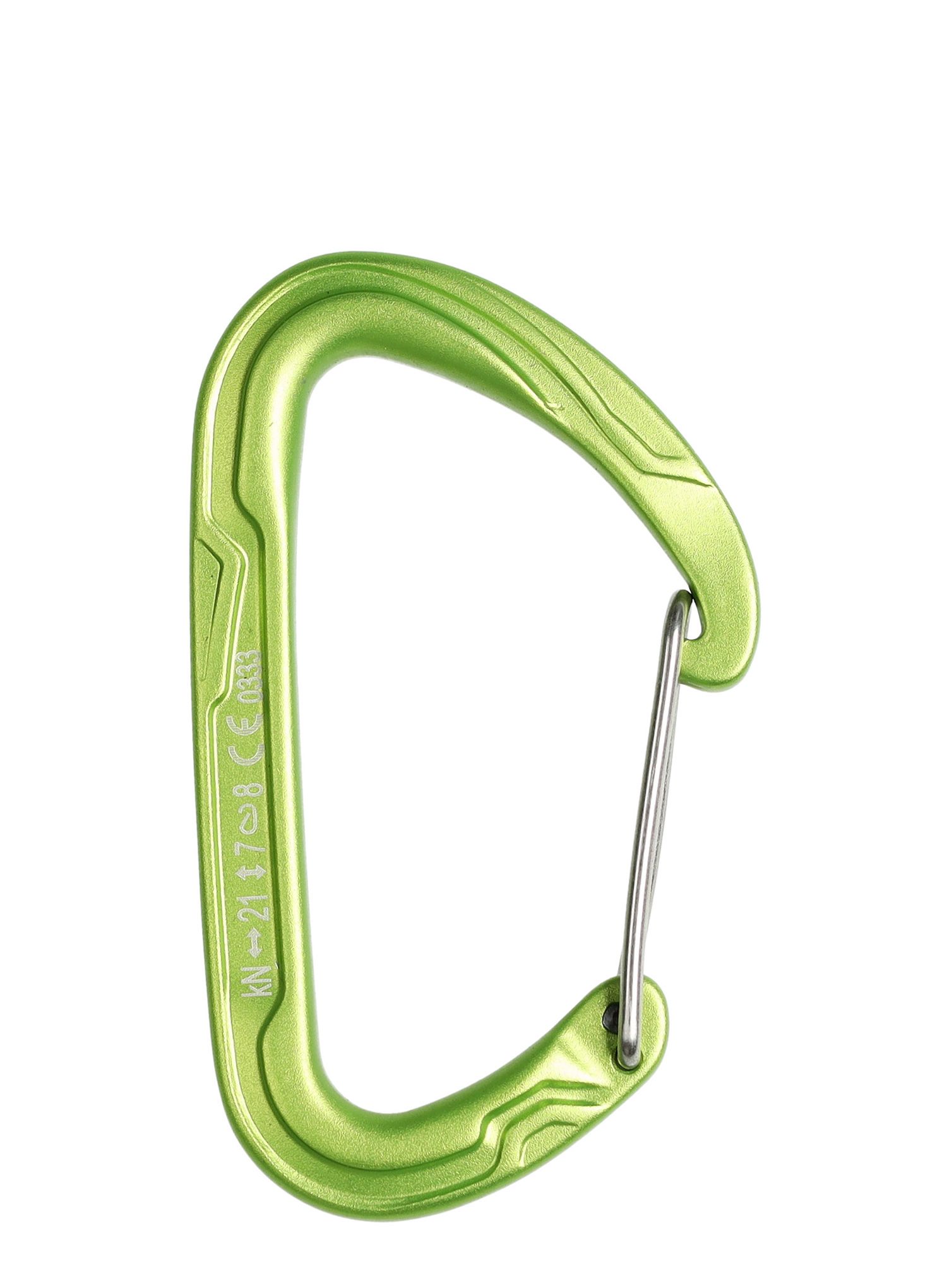 Karabiner za penjanje Edelrid Pure Wire III - oasis
