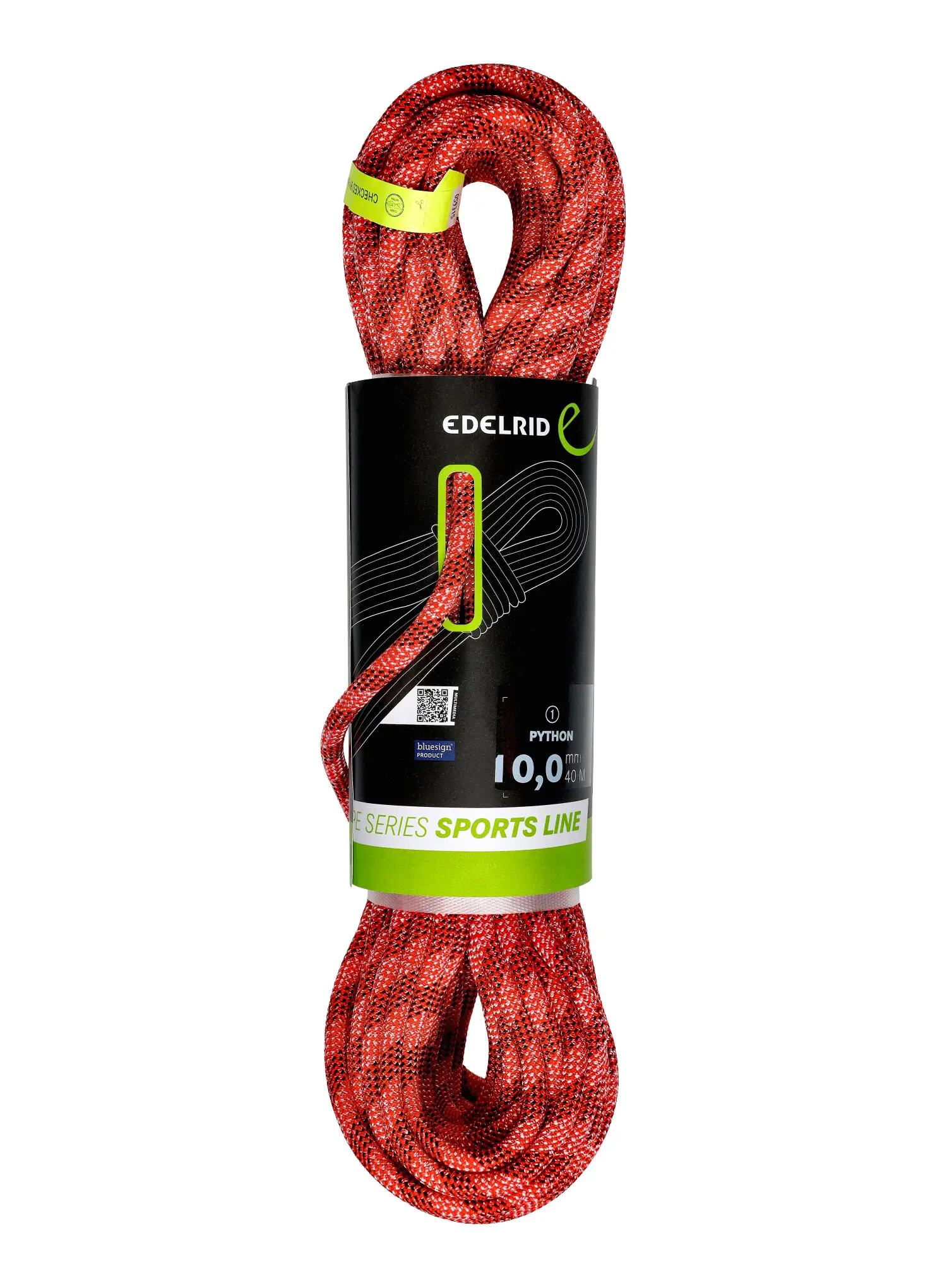 Uže za penjanje Edelrid Python 10 mm 40 m - red