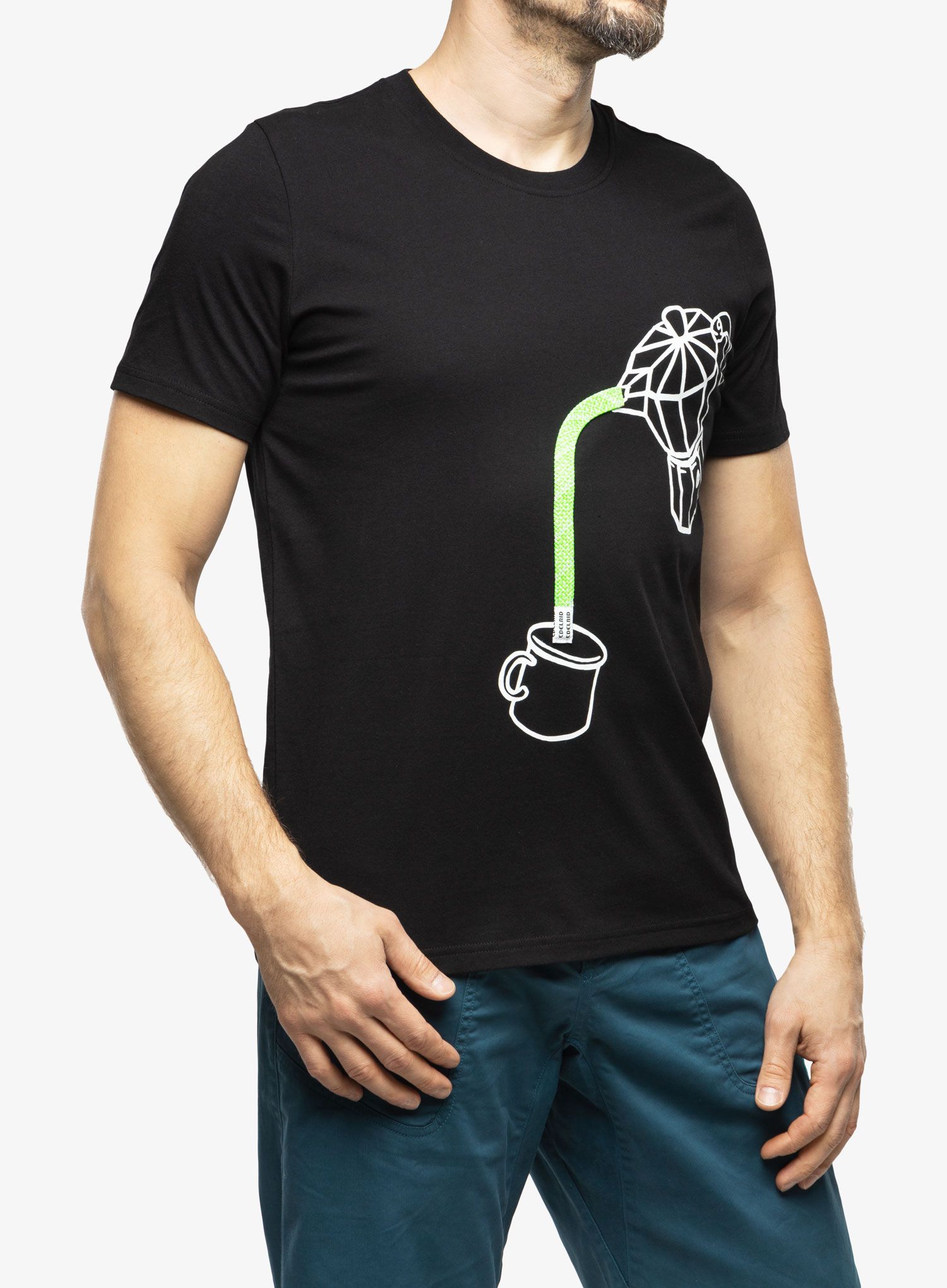 Pamučna majica Edelrid Rope T - coffee pot