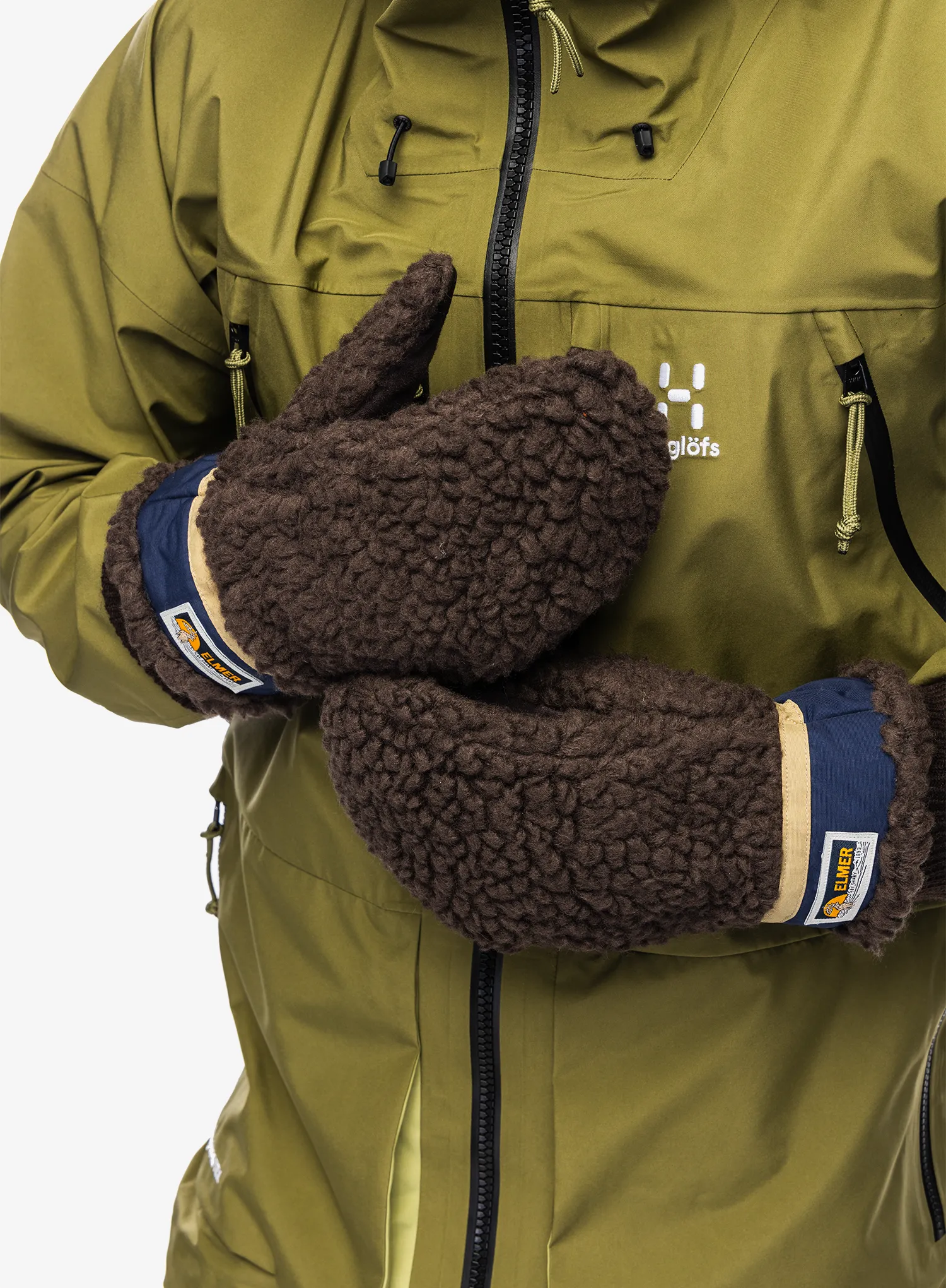 Rukavice Elmer EM354 Teddy Mitten - brown