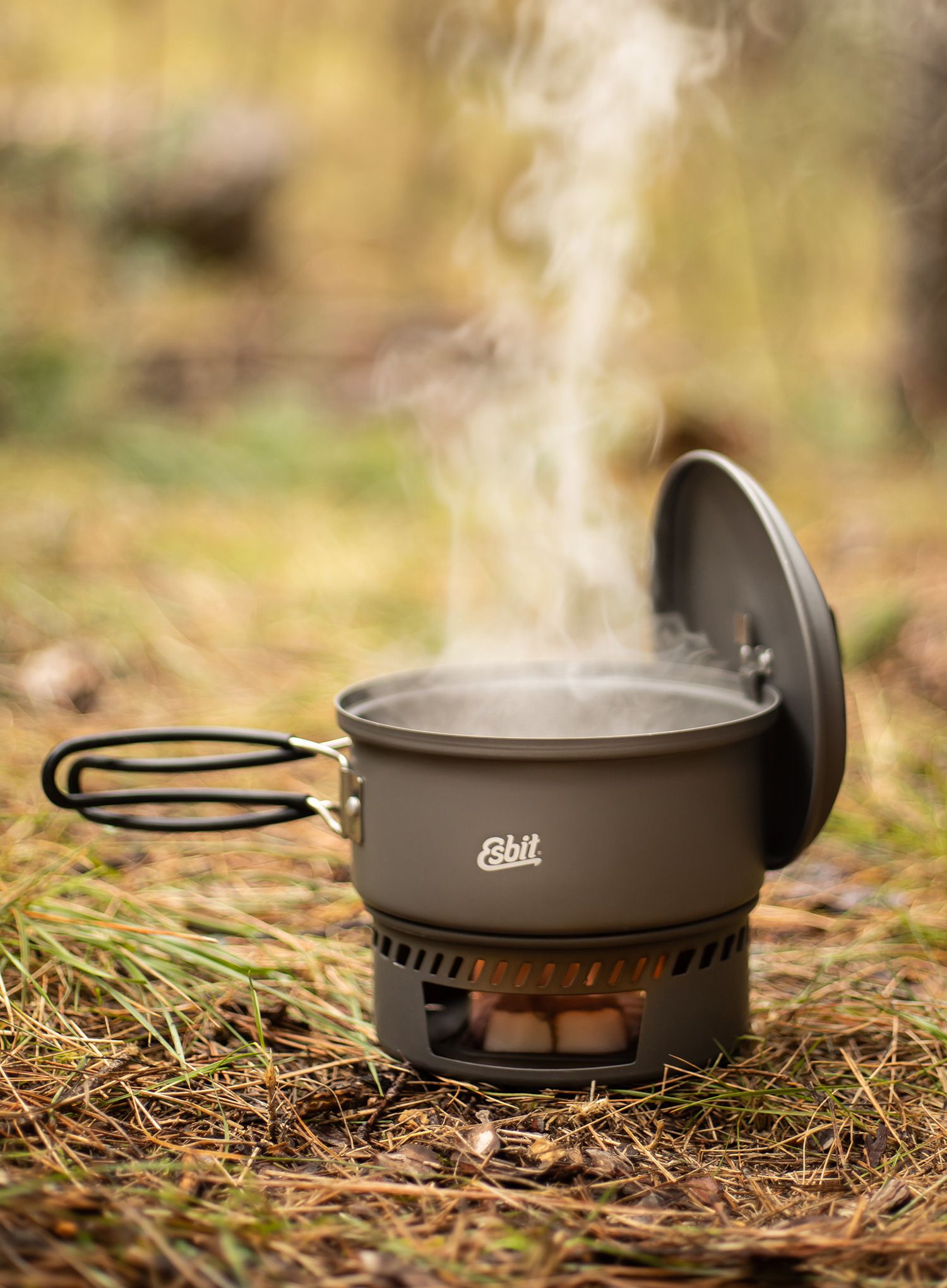 Set Esbit Solid Fuel Cookset 1000 - grey