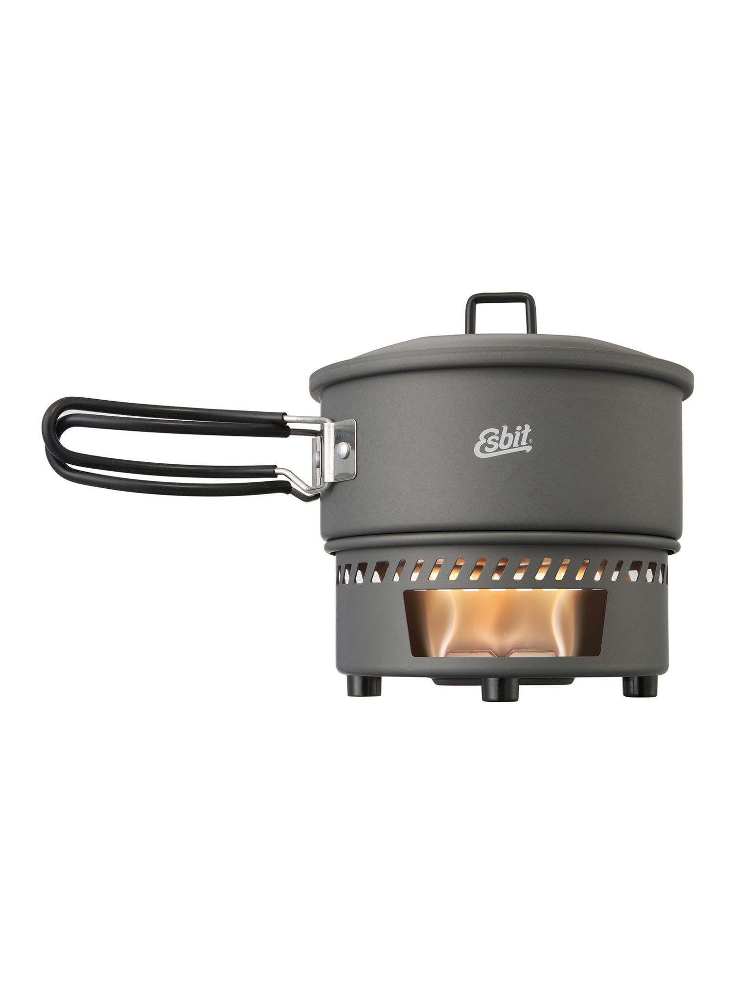 Set Esbit Solid Fuel Cookset 1000 - grey