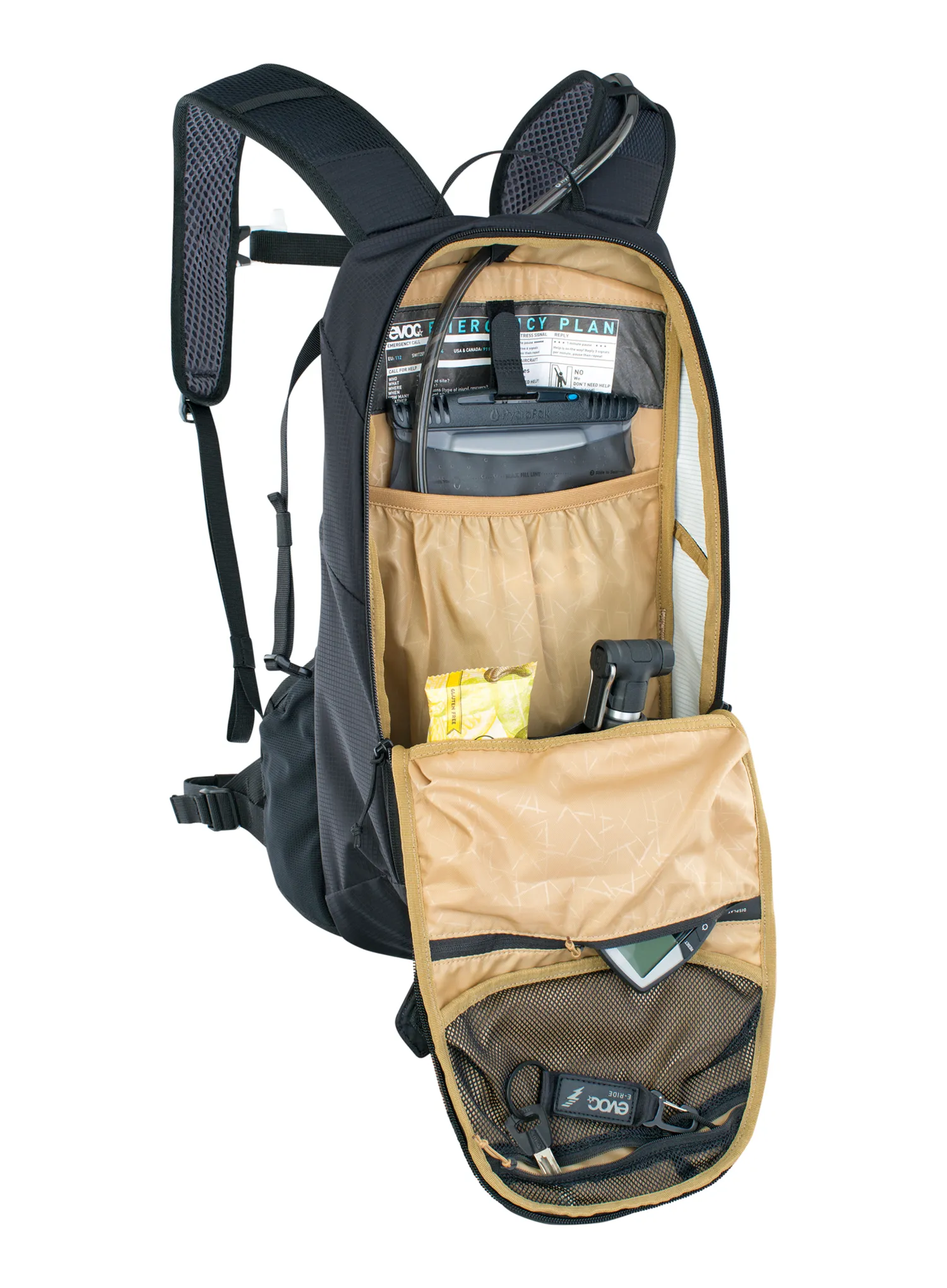Biciklistički ruksak Evoc E-Ride 12 - black