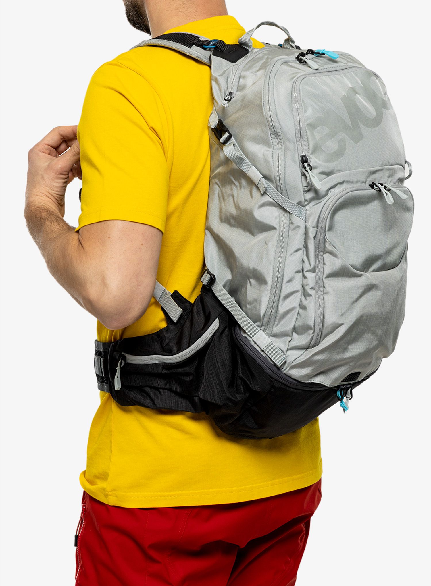 Biciklistički ruksak Evoc Explorer Pro 30 - silver/carbon grey