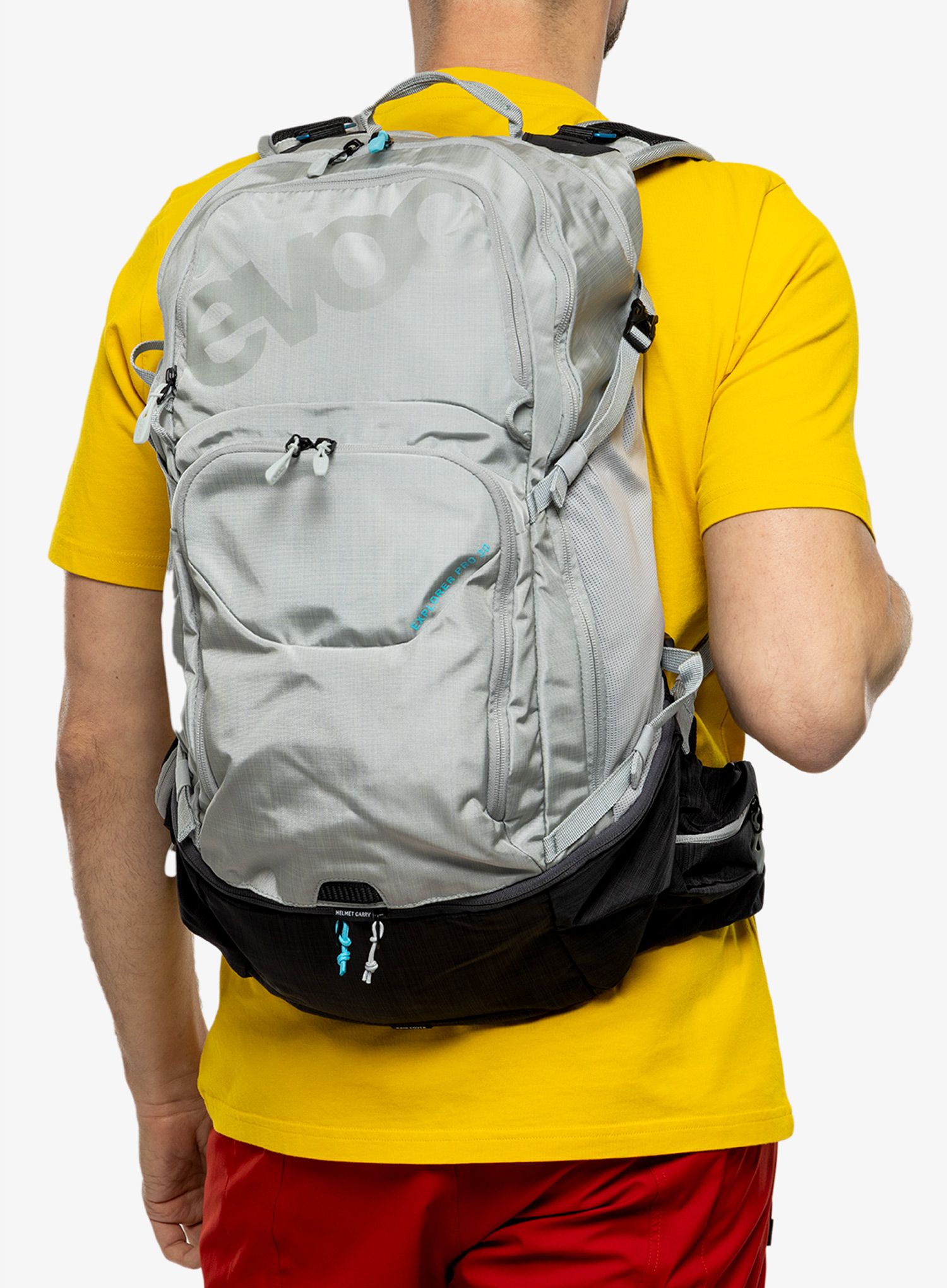 Biciklistički ruksak Evoc Explorer Pro 30 - silver/carbon grey