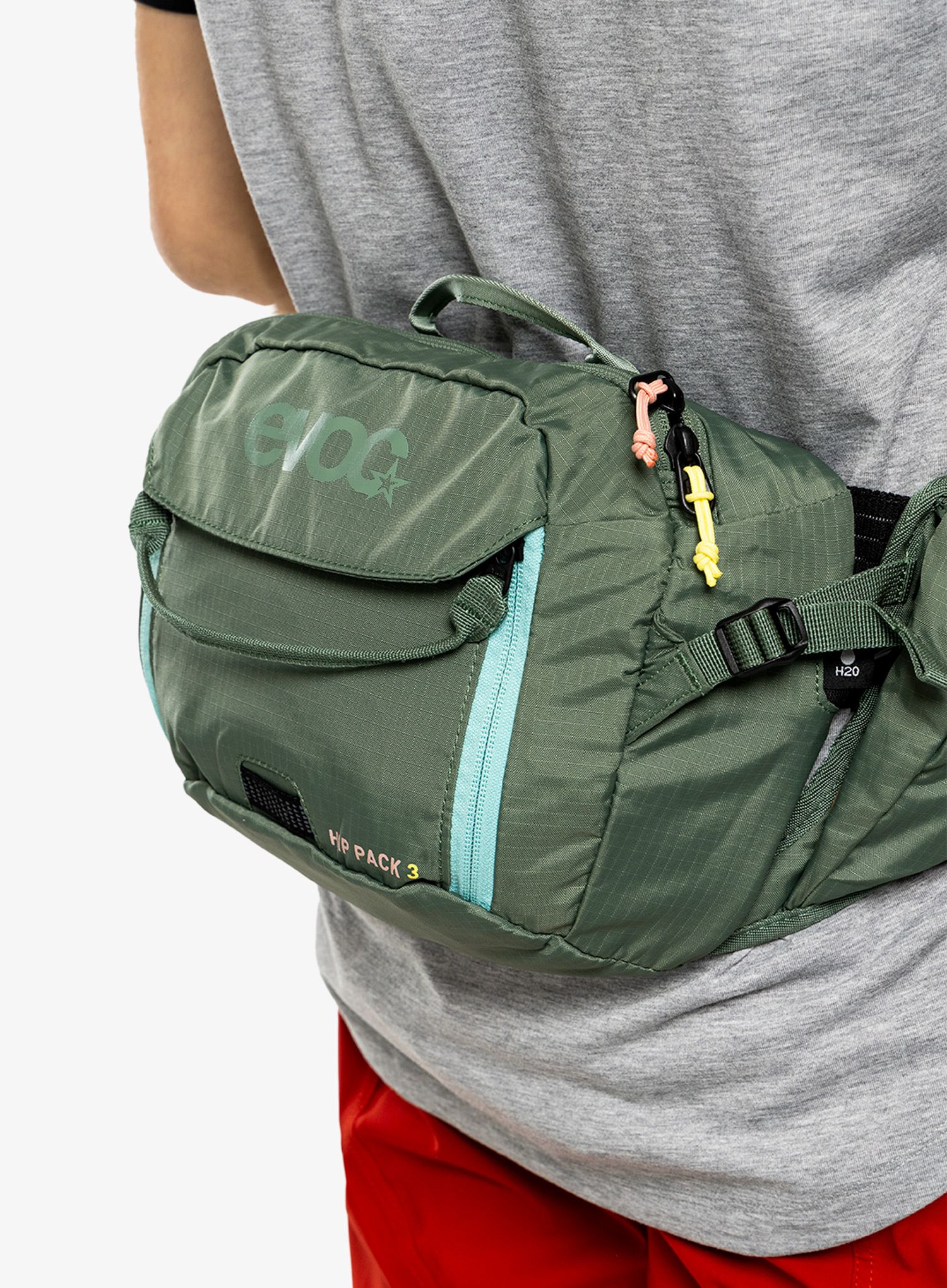 Torbica oko struka Evoc Hip Pack 3 + Bladder 1.5L - olive