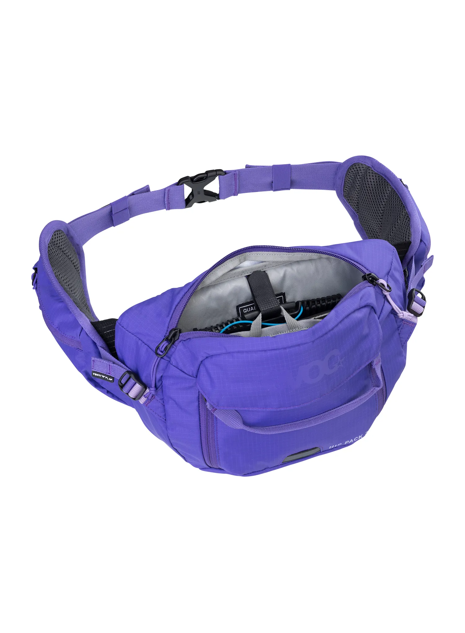 Biciklistička torbica oko struka Evoc Hip Pack 3 + Bladder 1.5 - violet