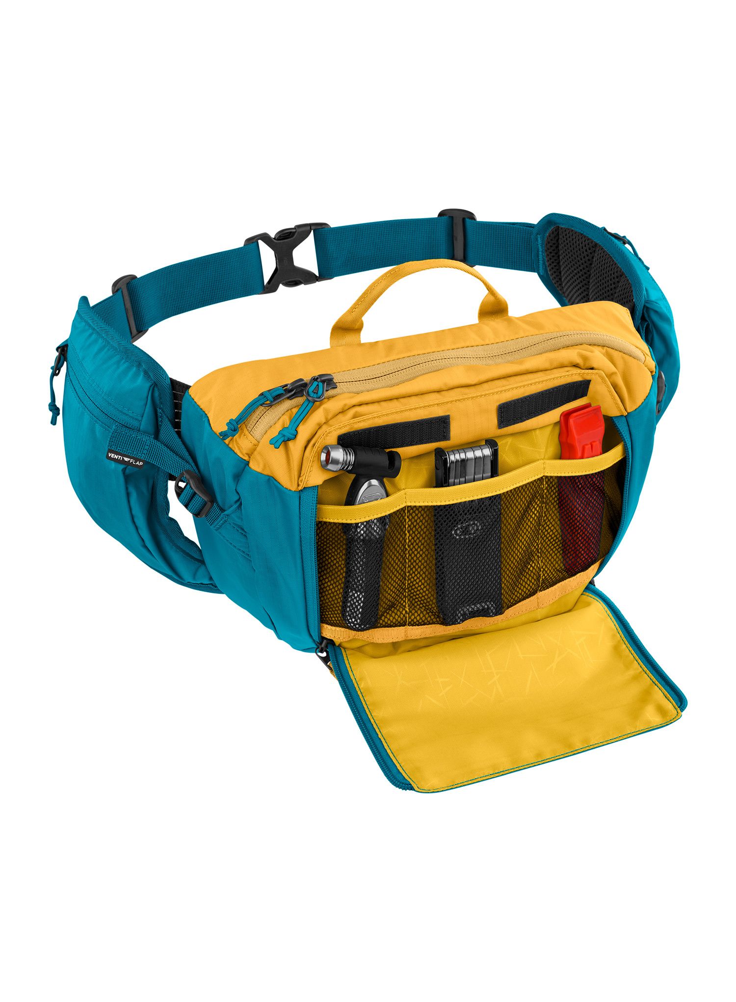 Biciklistička torbica oko struka Evoc Hip Pack 3 - loam/ocean