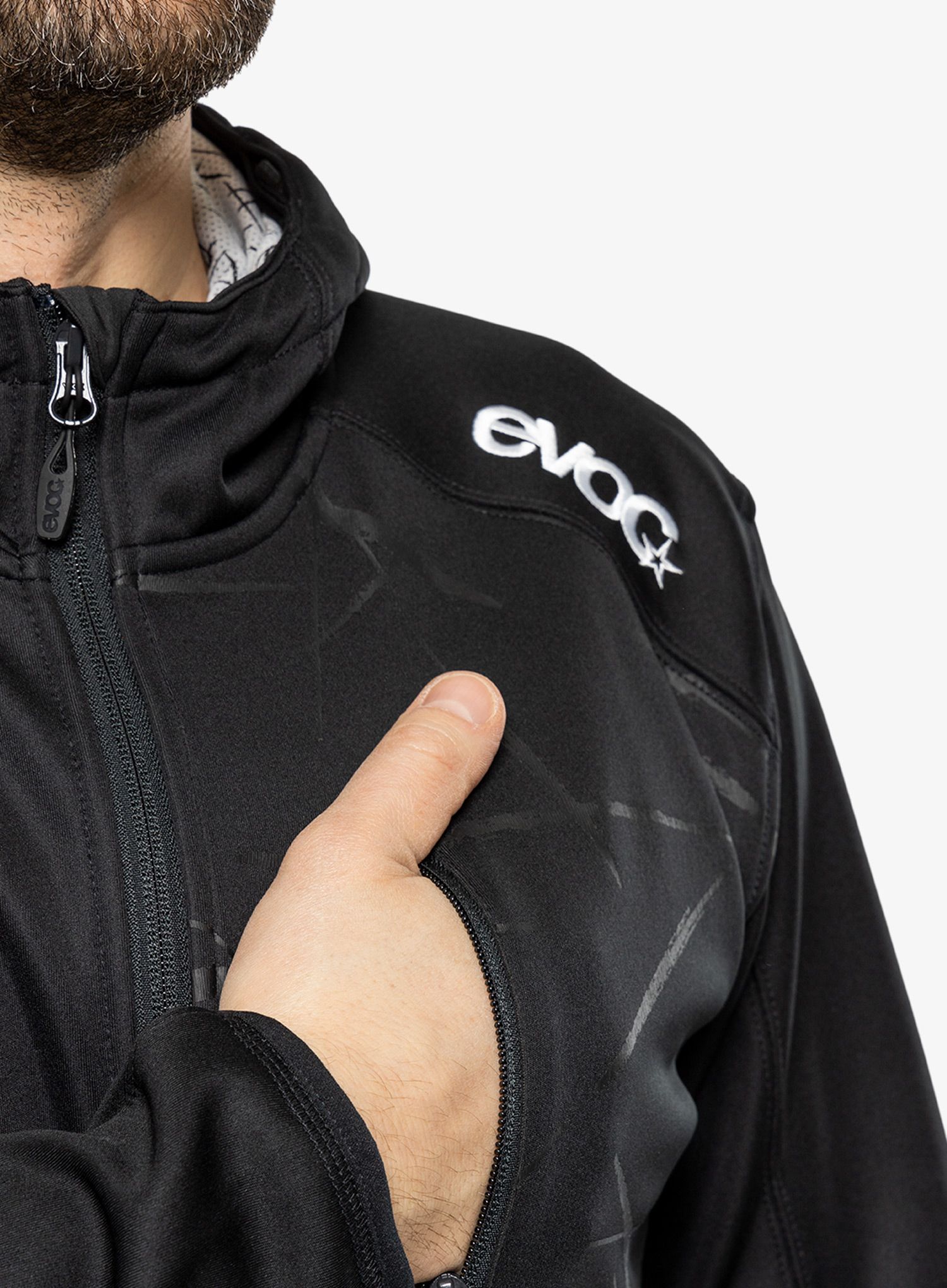 Biciklistička dukserica Evoc Hoody Jacket - black