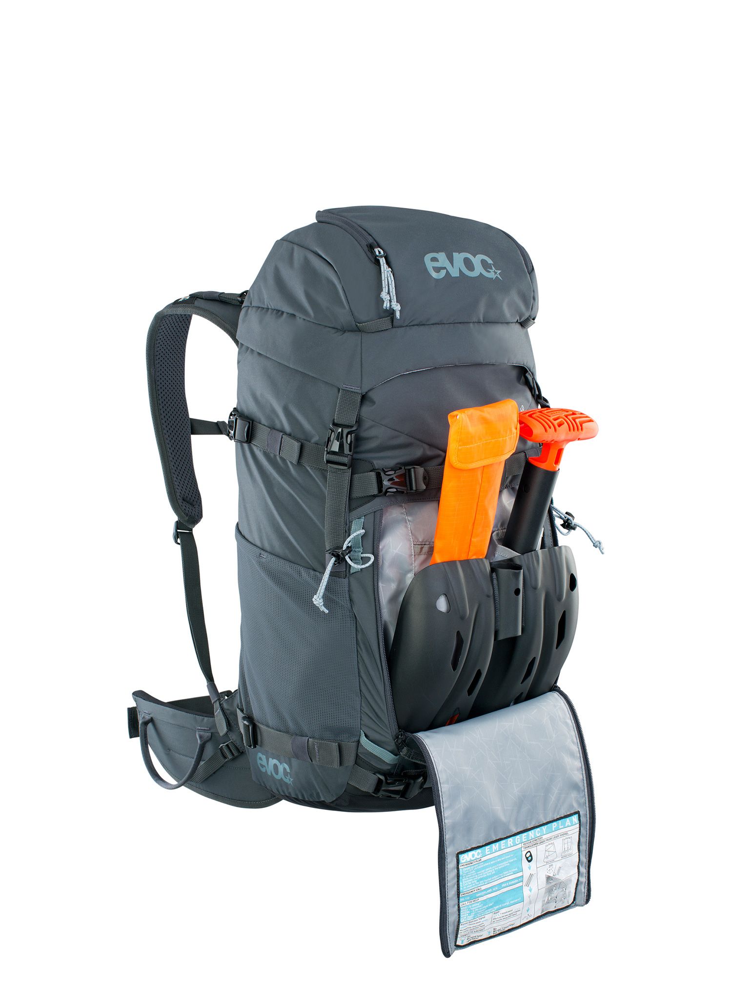 Skijaški ruksak Evoc Patrol 40 - carbon grey