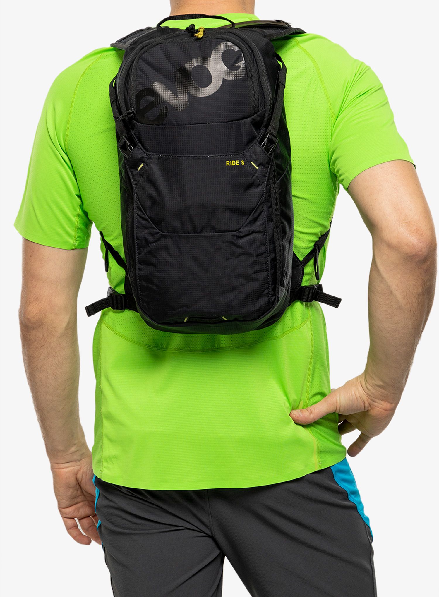 Biciklistički ruksak Evoc Ride 8 + 2L Bladder - black