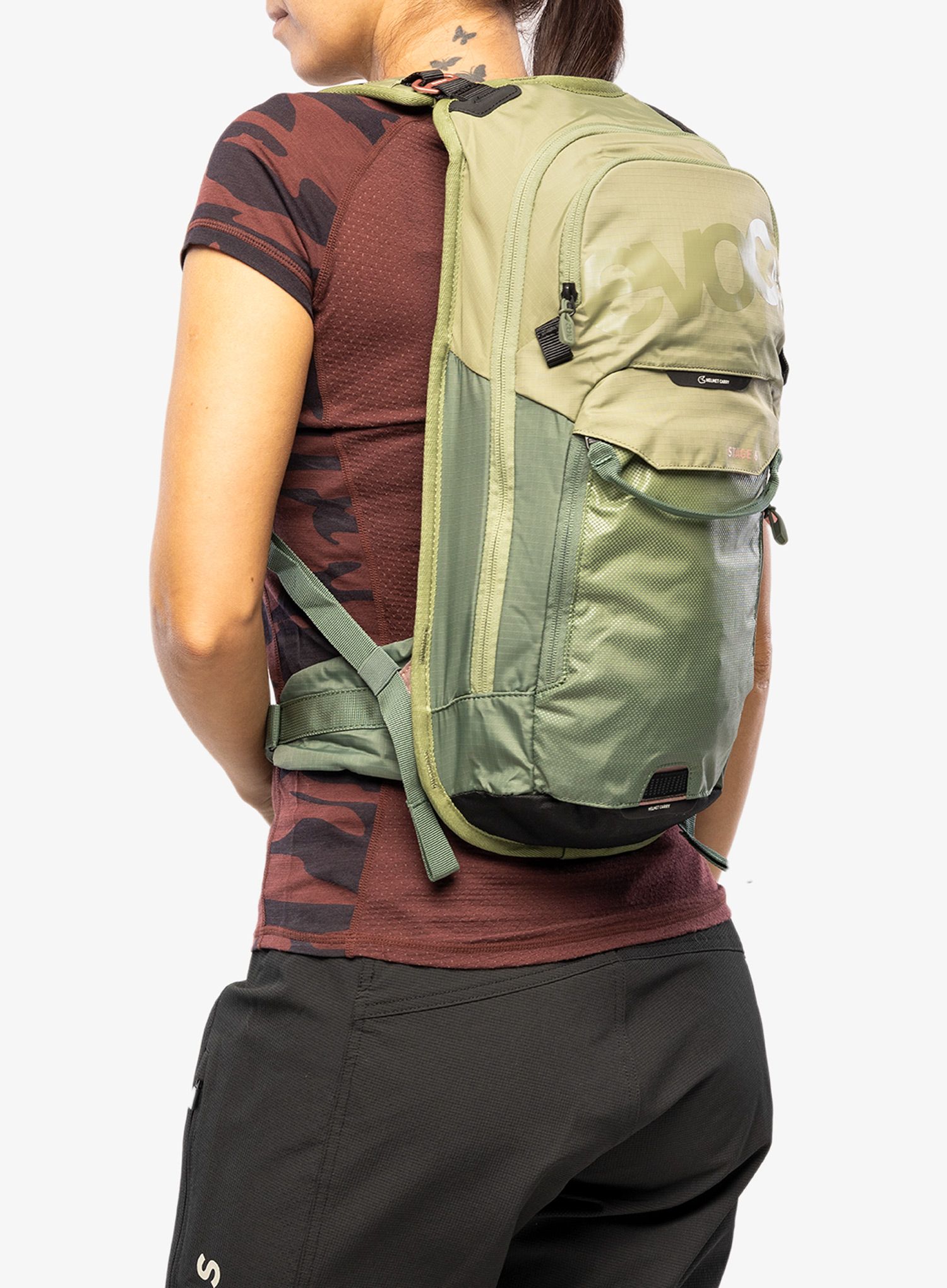 Biciklistički ruksak Evoc Stage 6 - light olive/olive