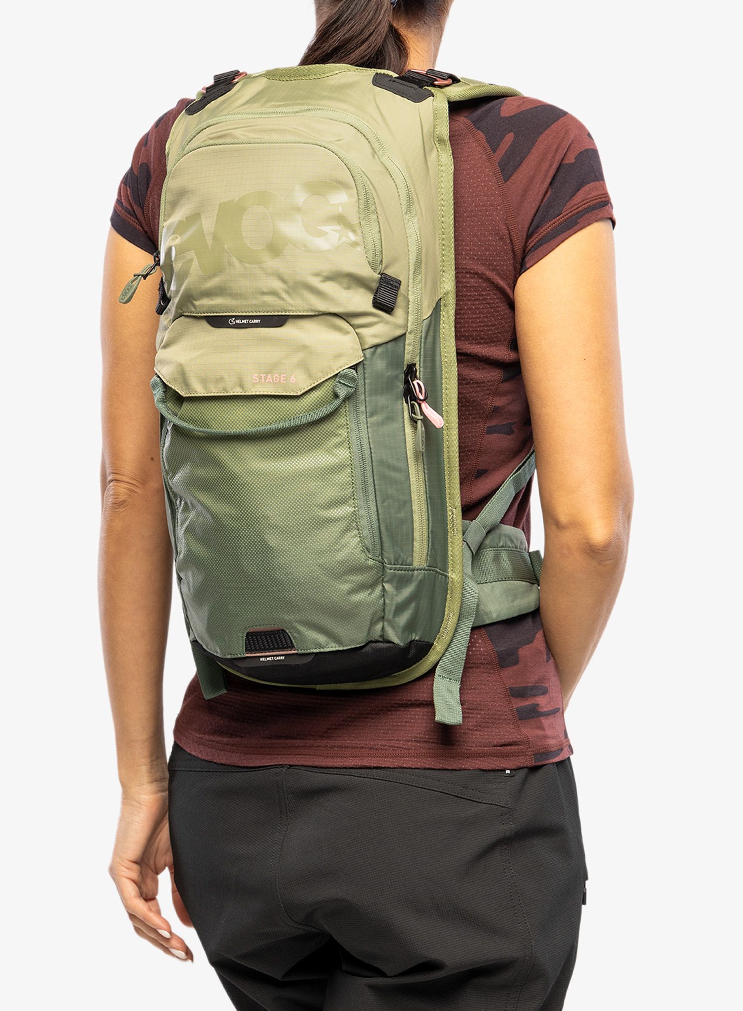 Biciklistički ruksak Evoc Stage 6 - light olive/olive
