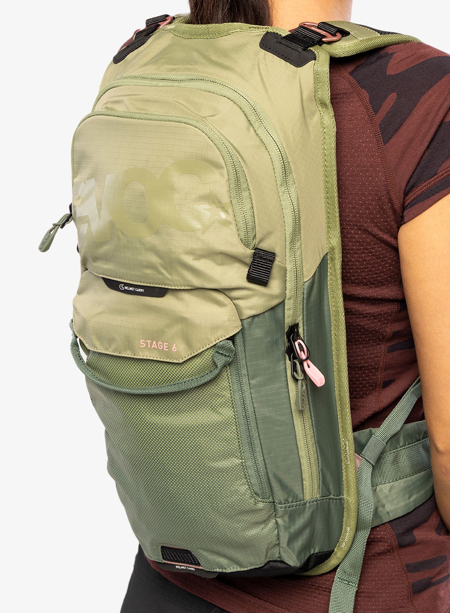 Biciklistički ruksak Evoc Stage 6 - light olive/olive