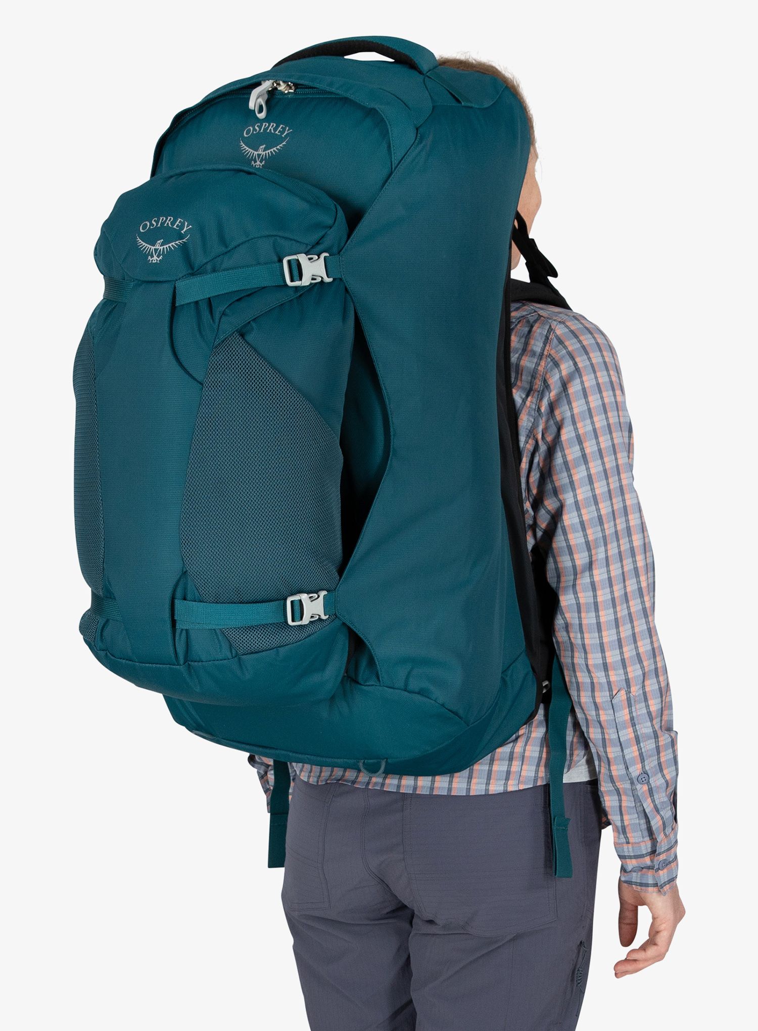 Ženski putni ruksak Osprey Fairview 70 - night jungle blue