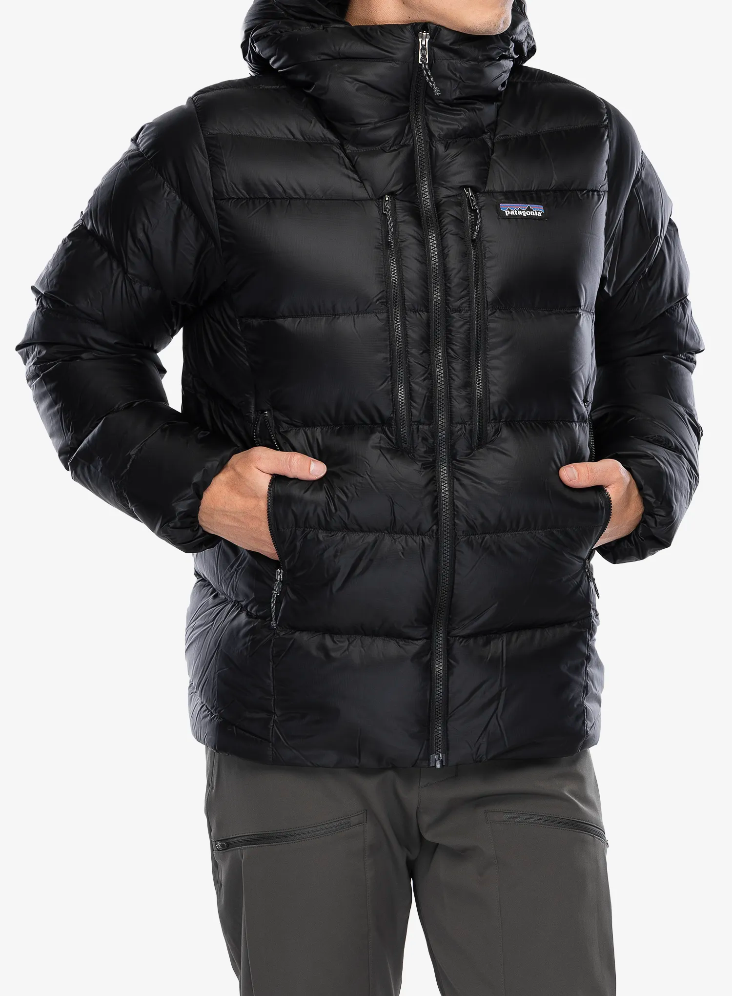 Jakna Patagonia Fitz Roy Down Hoody - black