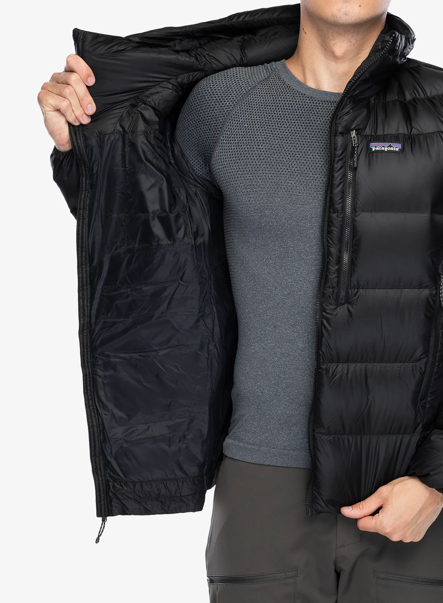 Jakna Patagonia Fitz Roy Down Hoody - black