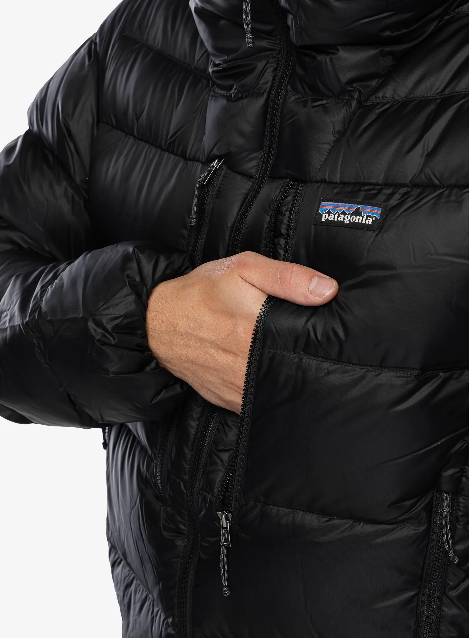 Jakna Patagonia Fitz Roy Down Hoody - black