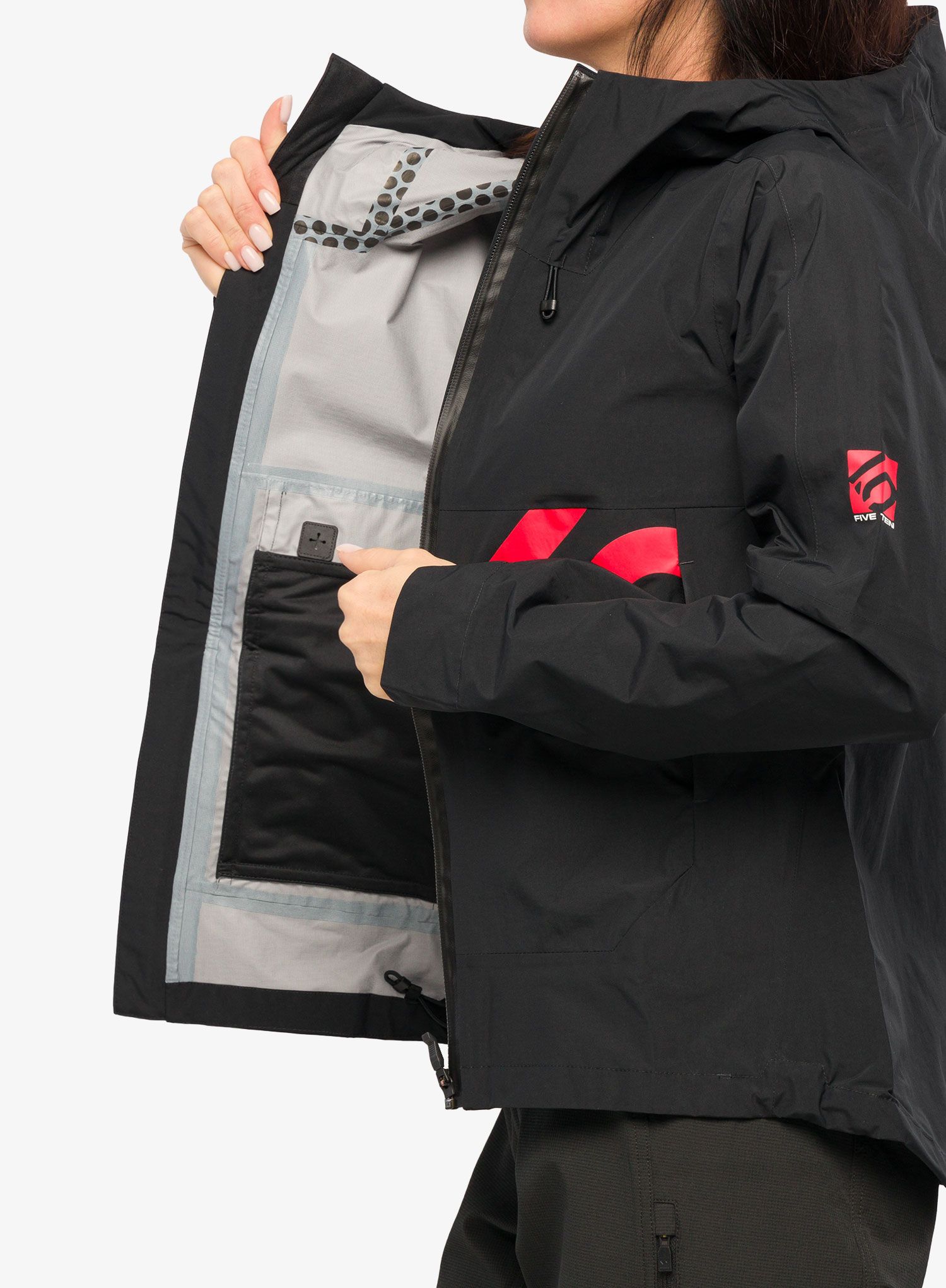 Ženska biciklistička jakna Five Ten Bike All-Mountain Rain Jacket - black