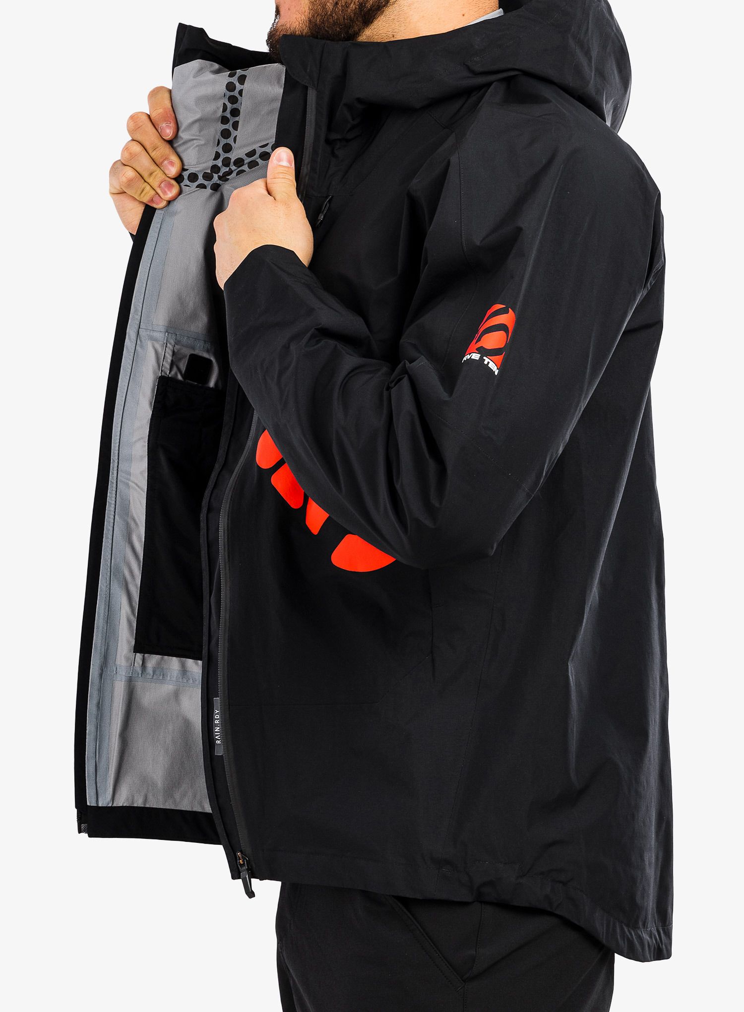 Kišna jakna Five Ten Rain Jkt - black/black