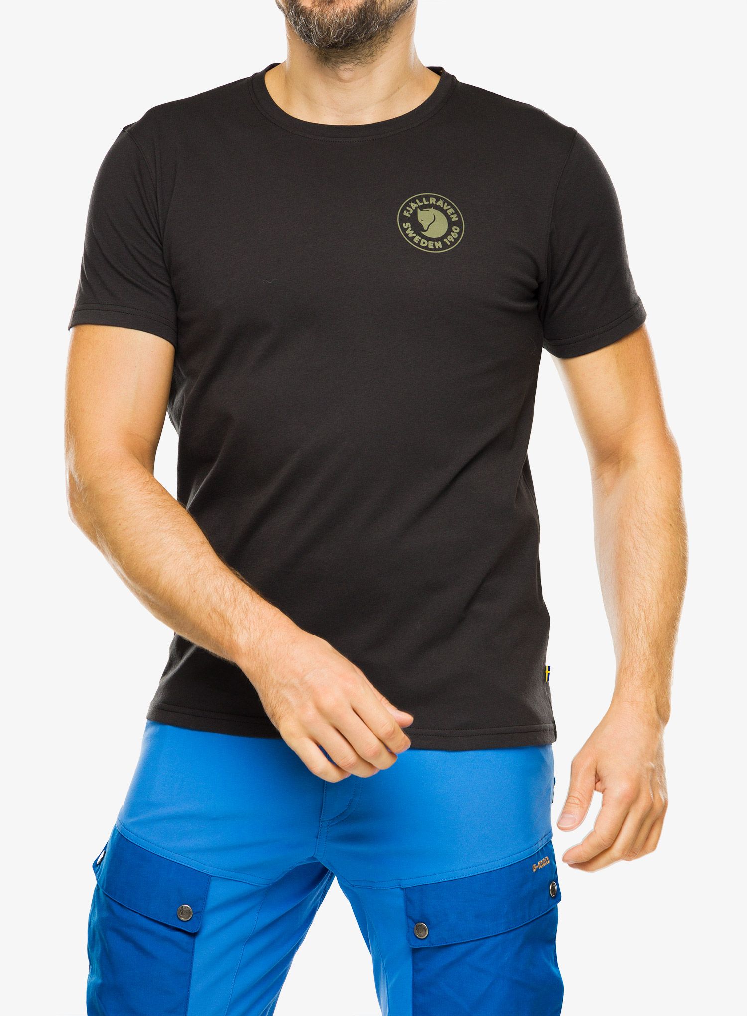 Pamučna majica Fjallraven 1960 Logo T-Shirt - black