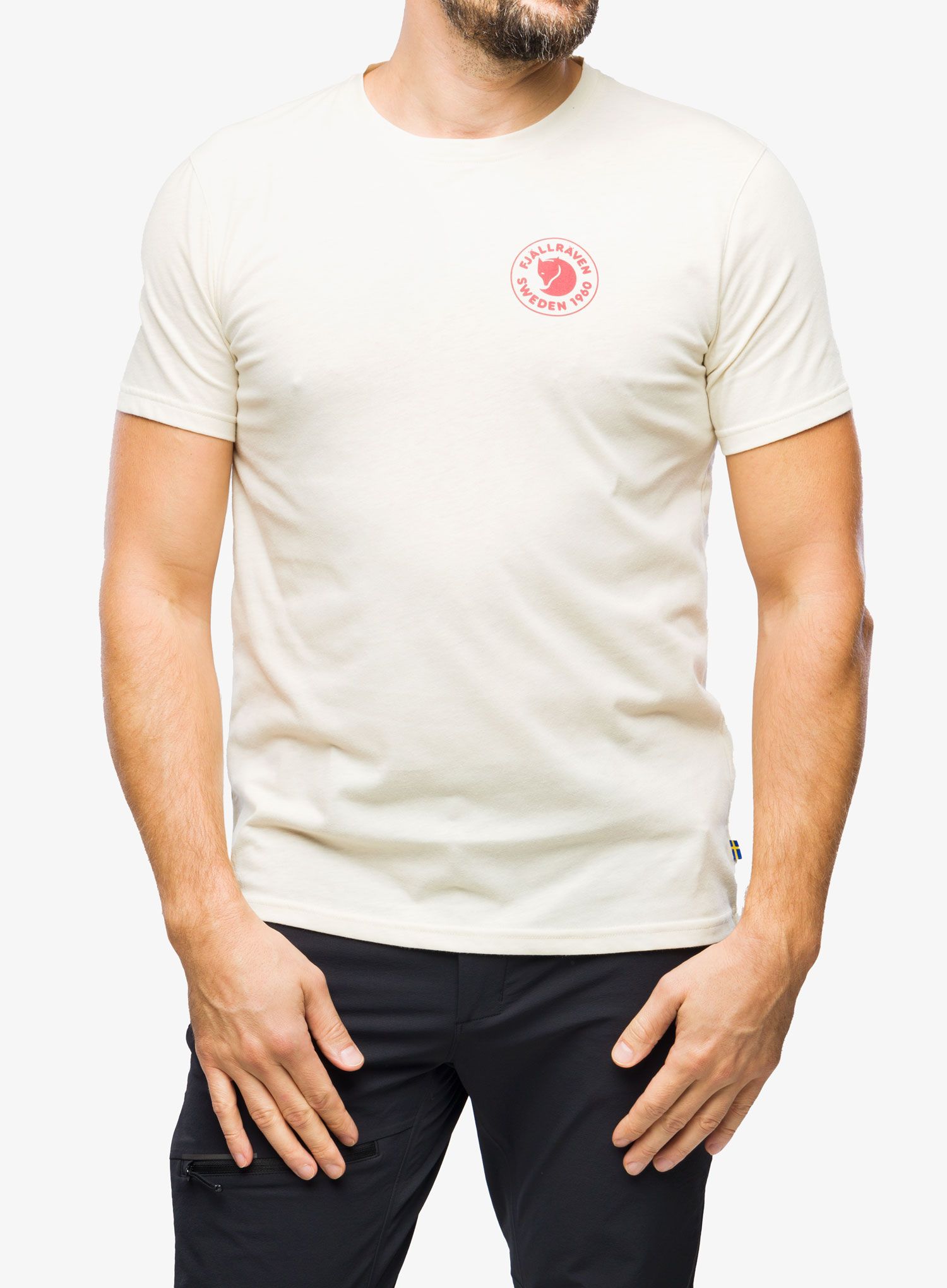 Pamučna majica Fjallraven 1960 Logo T-Shirt - chalk white