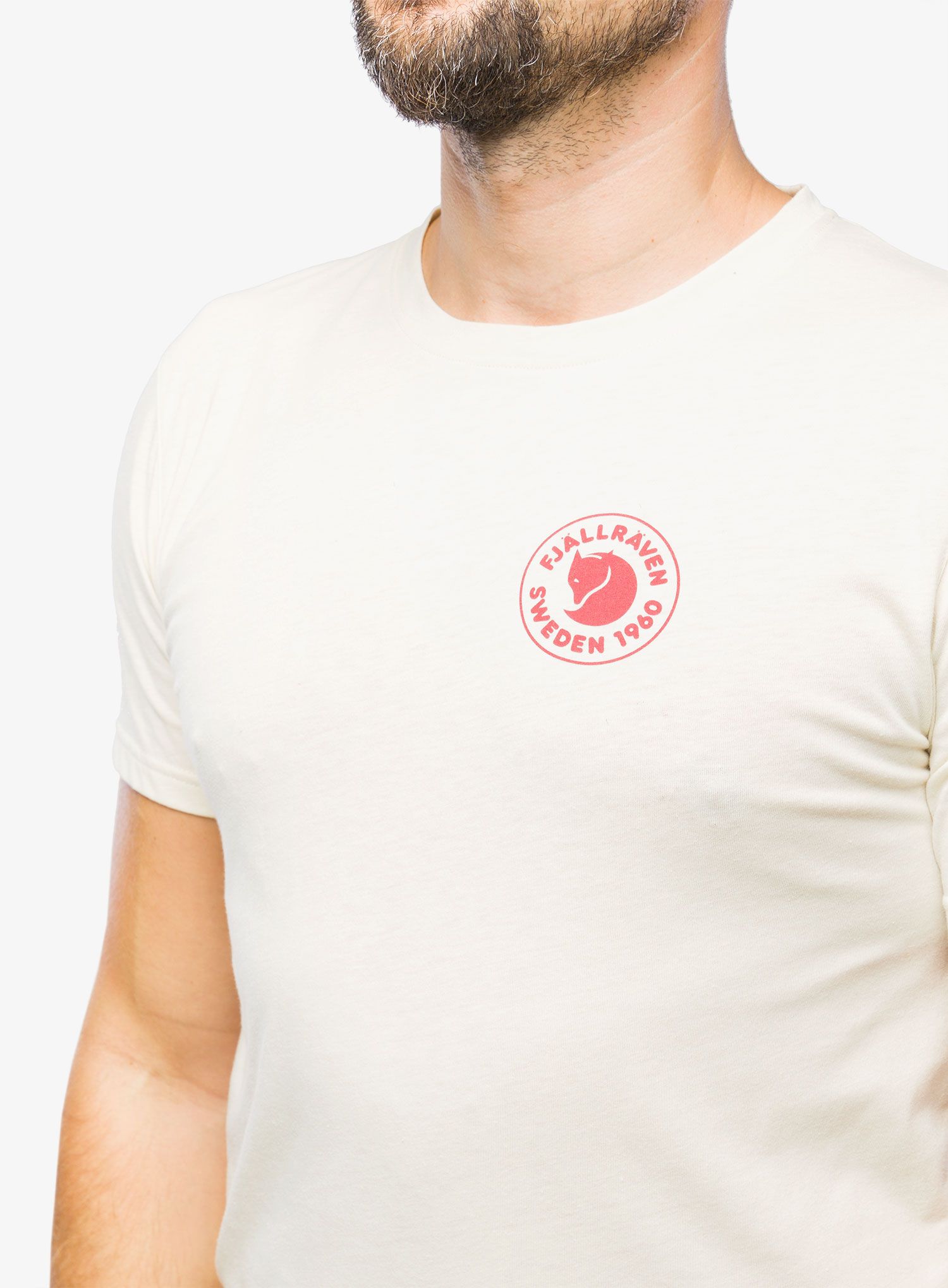Pamučna majica Fjallraven 1960 Logo T-Shirt - chalk white