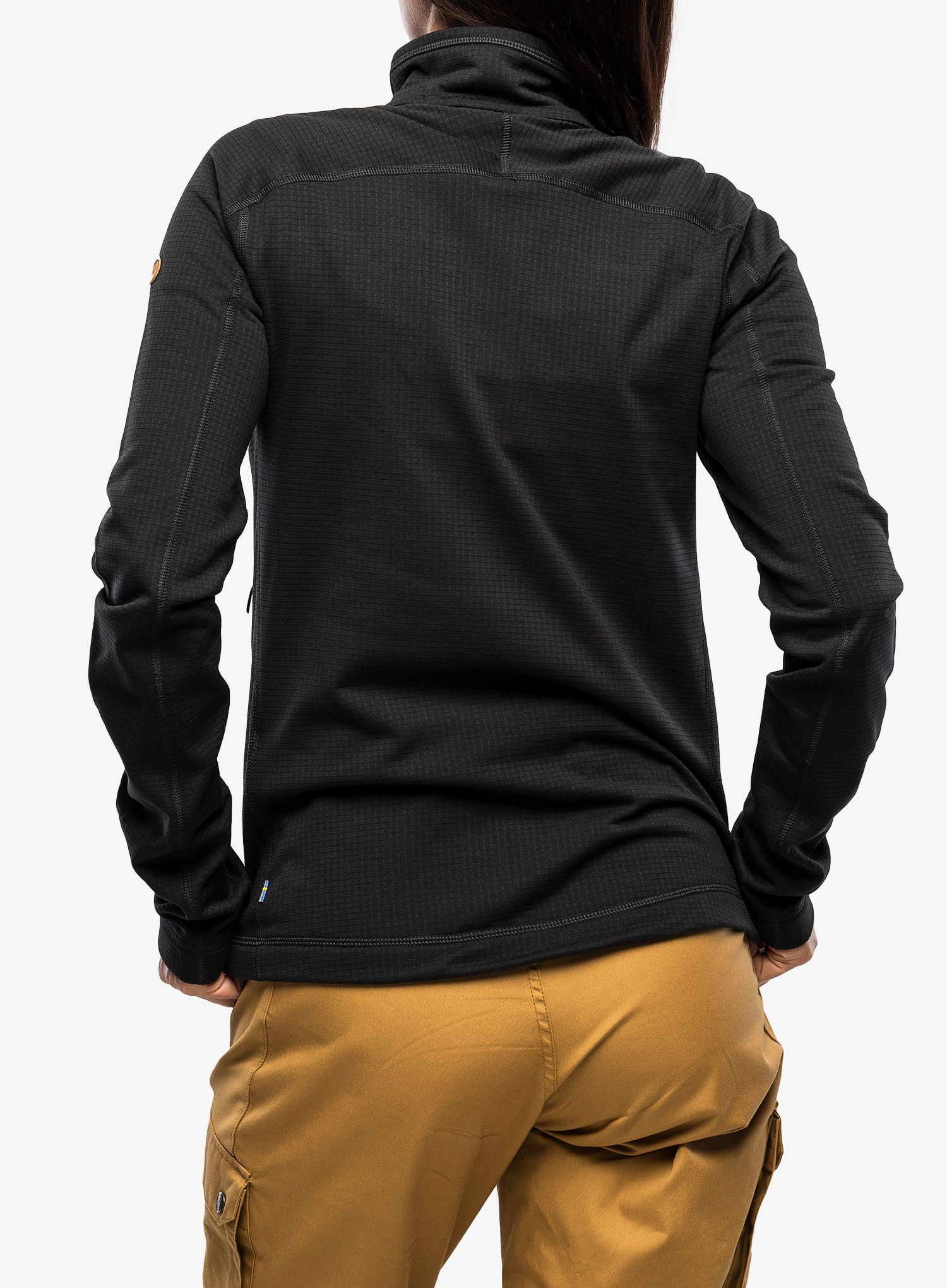Ženska dukserica na otkopčavanje Fjallraven Abisko Lite Fleece Jacket - black
