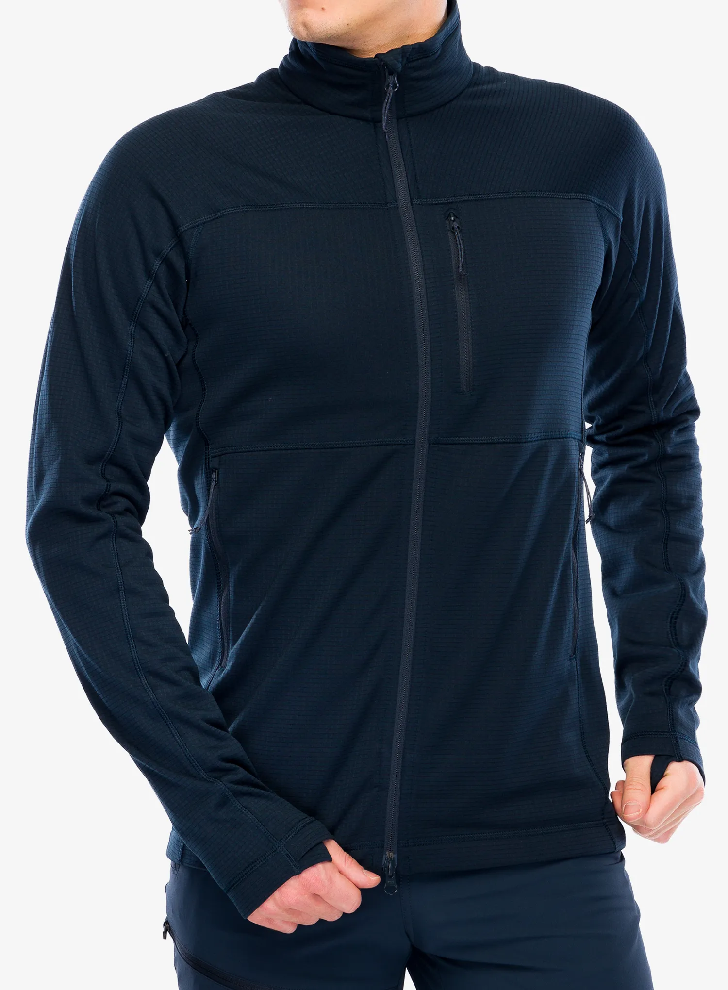 Dukserica na otkopčavanje Fjallraven Abisko Lite Fleece Jacket - dark navy