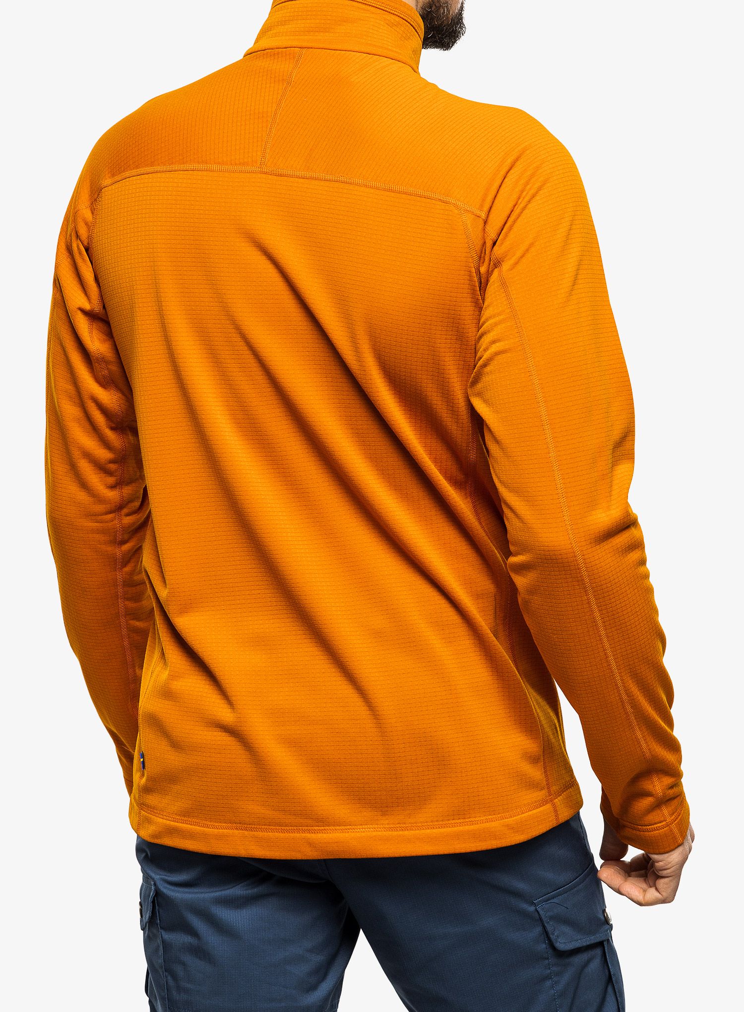 Dukserica na otkopčavanje Fjallraven Abisko Lite Fleece Jacket - sunset orange