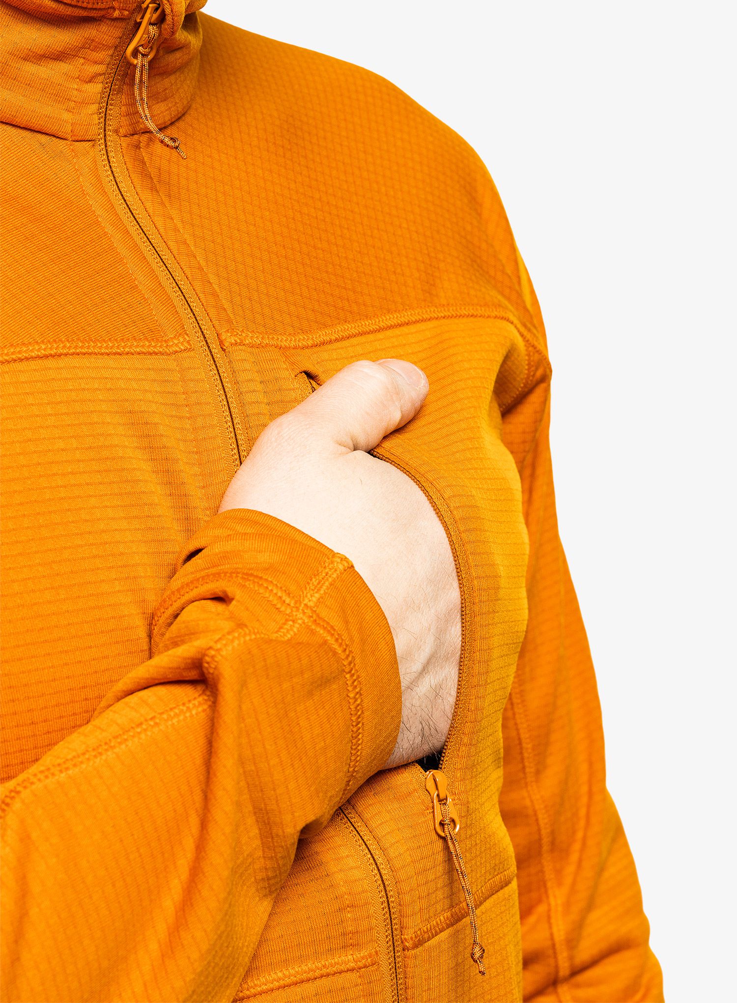 Dukserica na otkopčavanje Fjallraven Abisko Lite Fleece Jacket - sunset orange