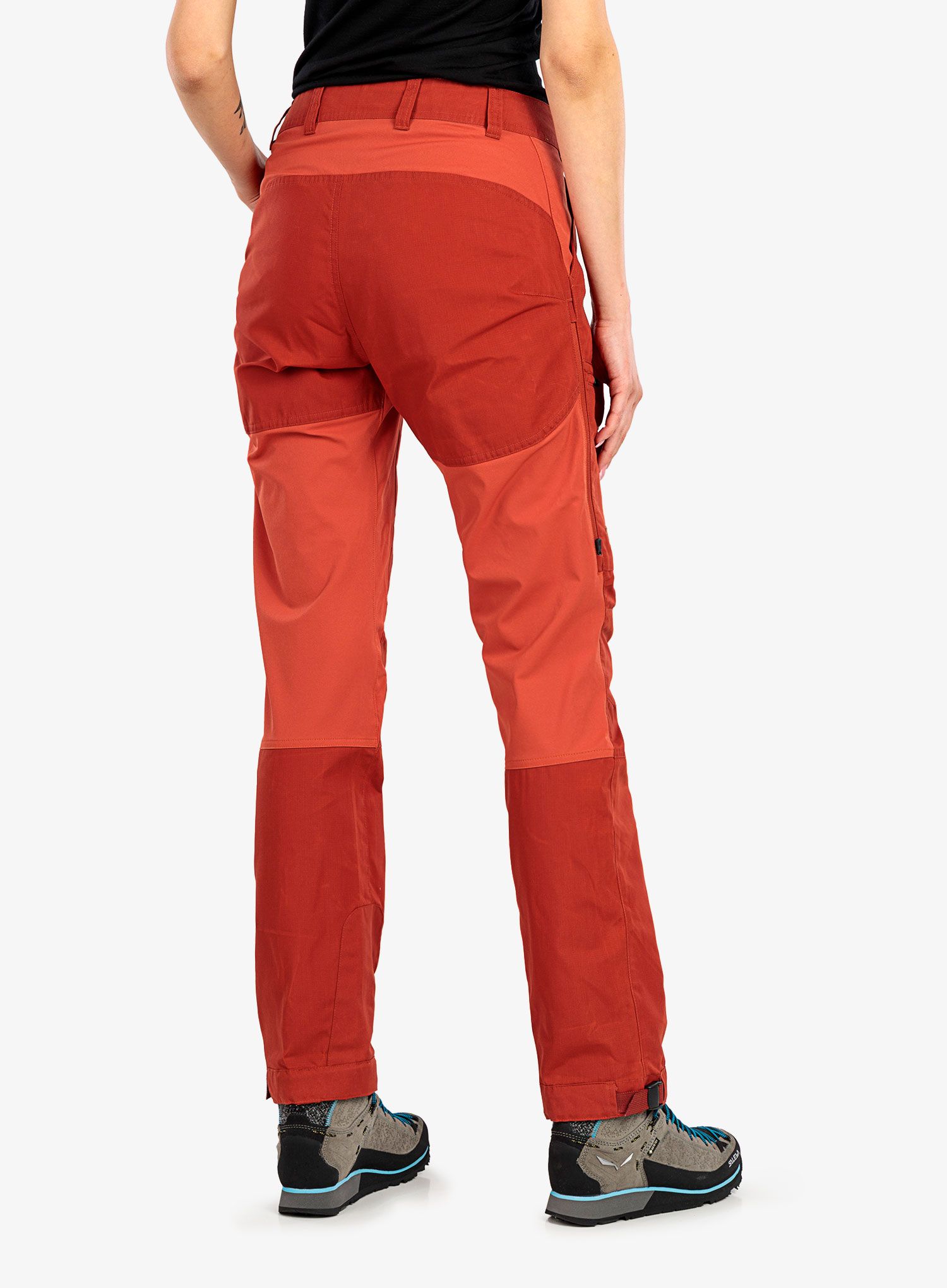 Ženske hlače Fjallraven Abisko Lite Trekking Trs Reg - cabin red-rowan red