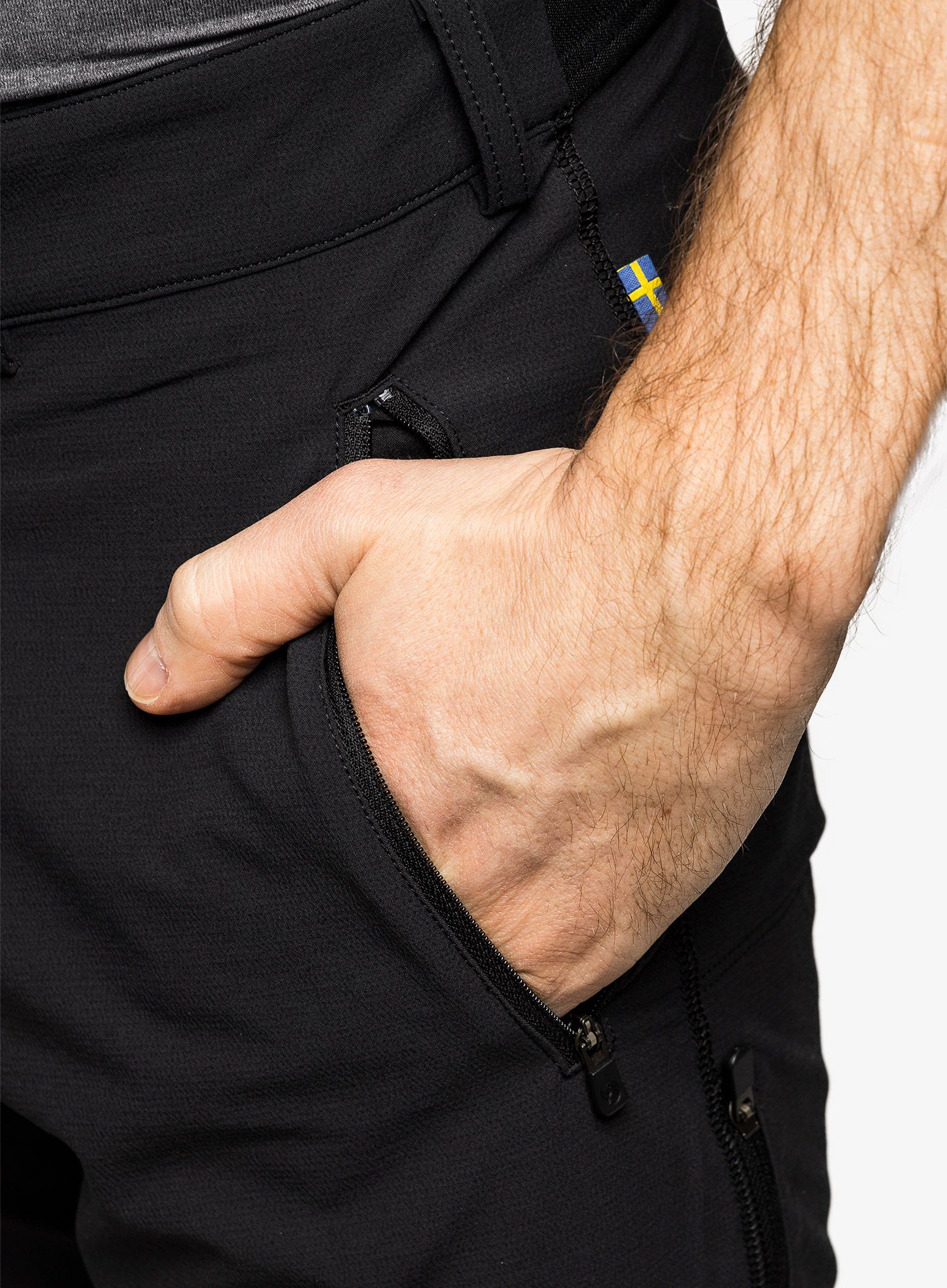 Trekking hlače Fjallraven Bergtagen Stretch Trousers - black