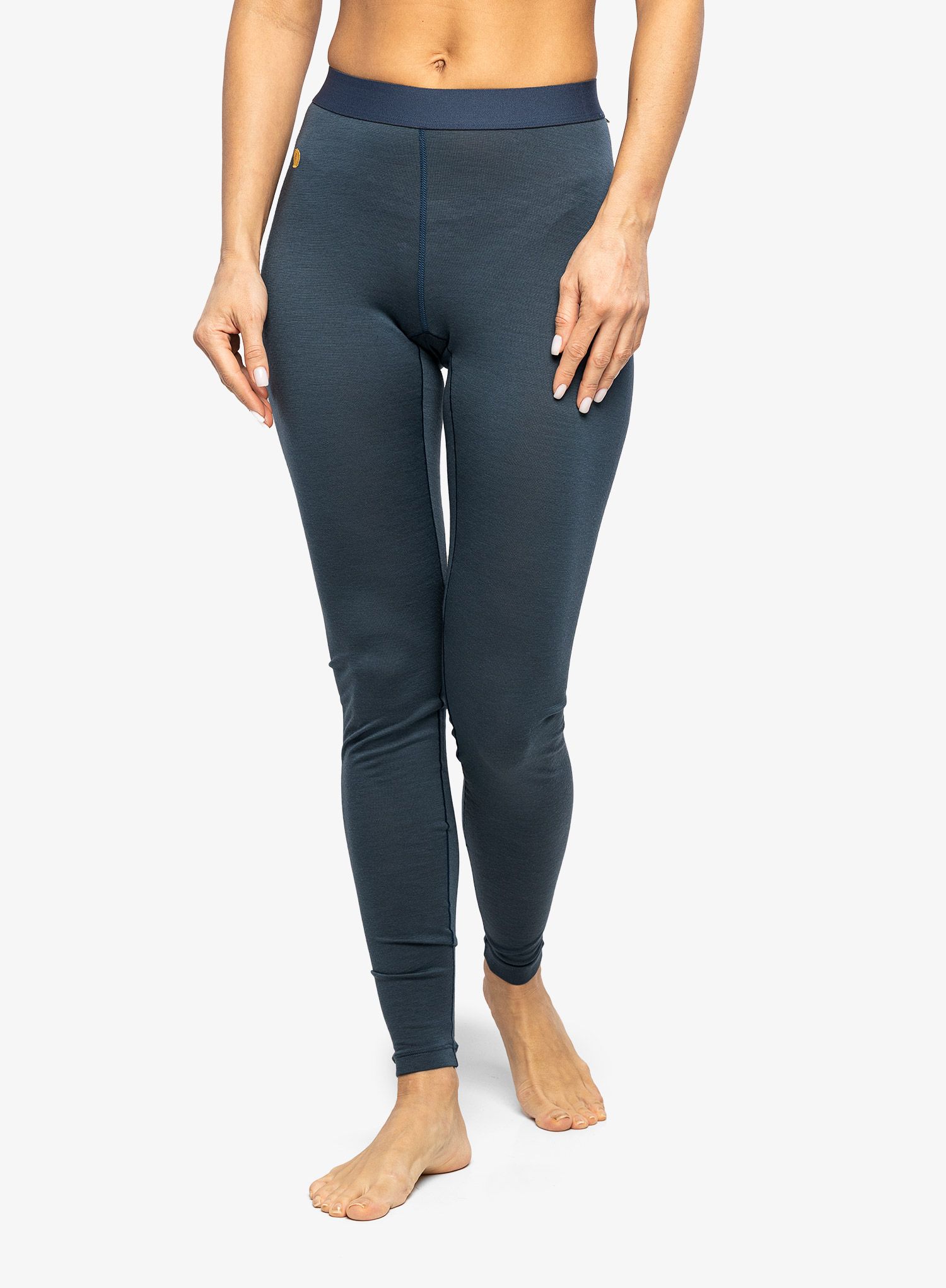 Ženske termo tajice Fjallraven Bergtagen Thinwool Long Johns - mountain blue