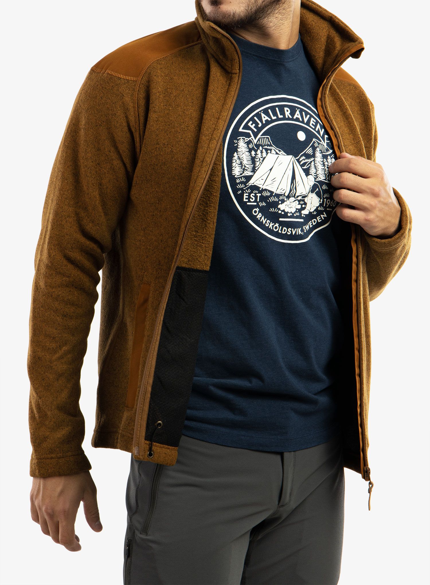 Dukserica Fjallraven Buck Fleece - chestnut