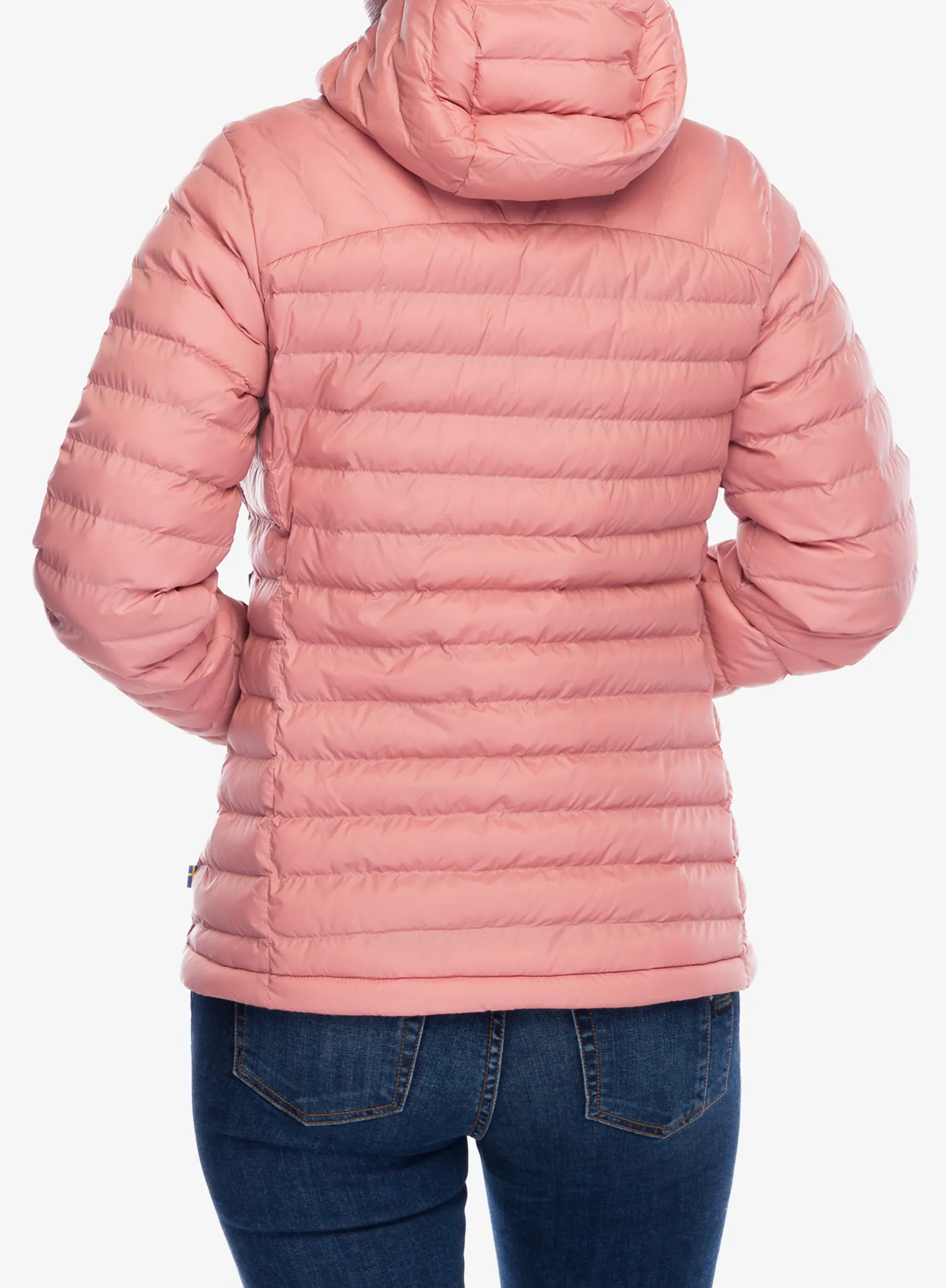 Jakna s postavom ženska Fjallraven Expedition Latt Hoodie - dusty rose