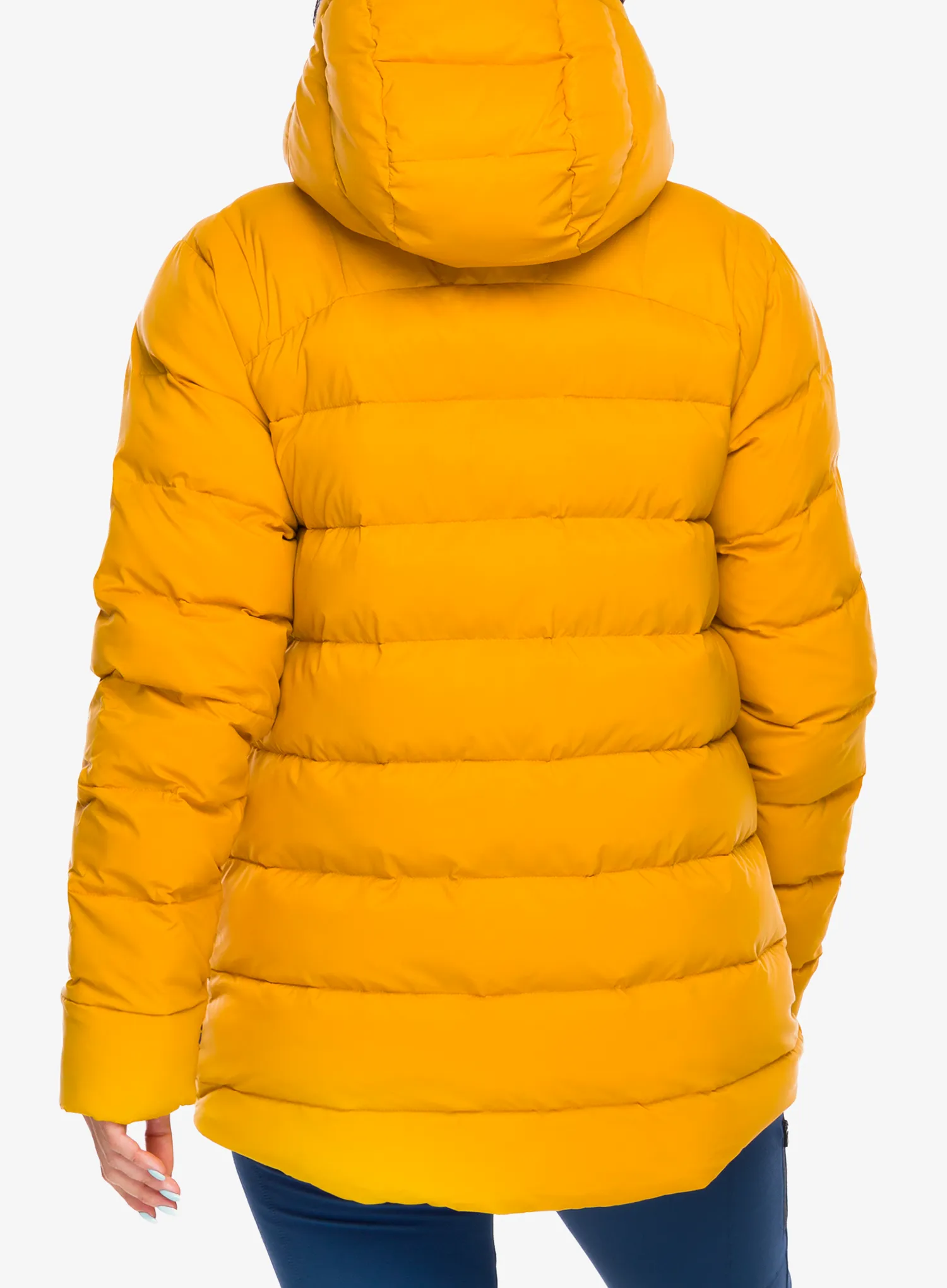 Jakna s postavom ženska Fjallraven Expedition Mid Winter Jacket - mustard yellow/un blue