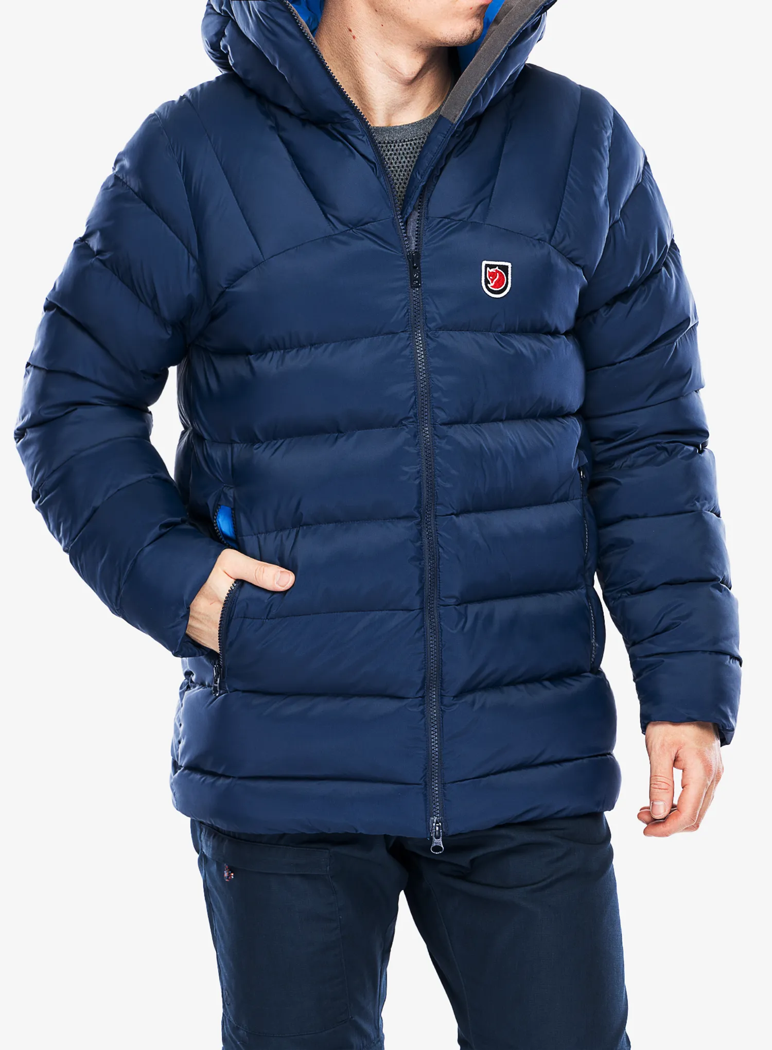 Jakna s postavom Fjallraven Expedition Mid Winter Jacket - navy/un blue