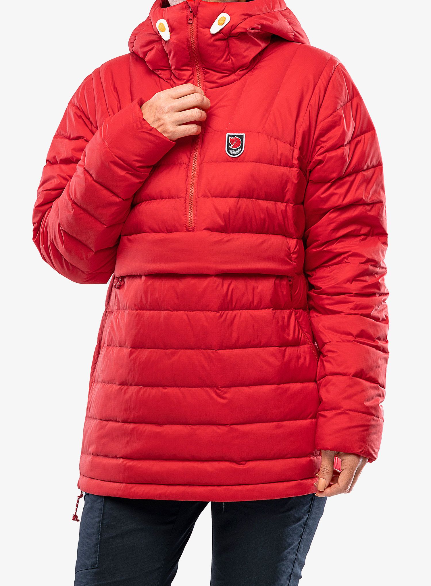 Ženska perjana jakna Fjallraven Expedition Pack Down Anorak - true red