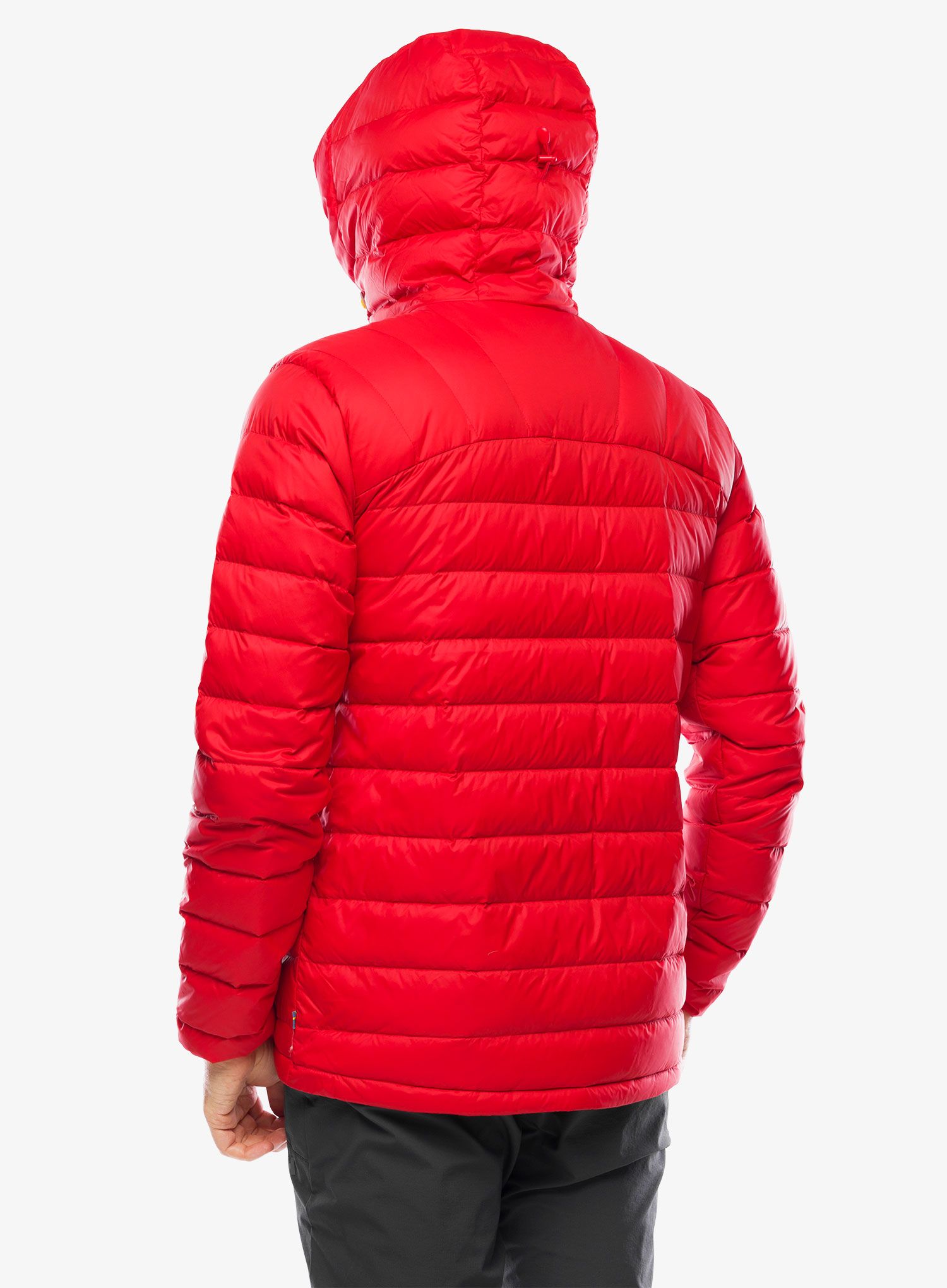 Pernata jakna Fjallraven Expedition Pack Down Hoodie - true red