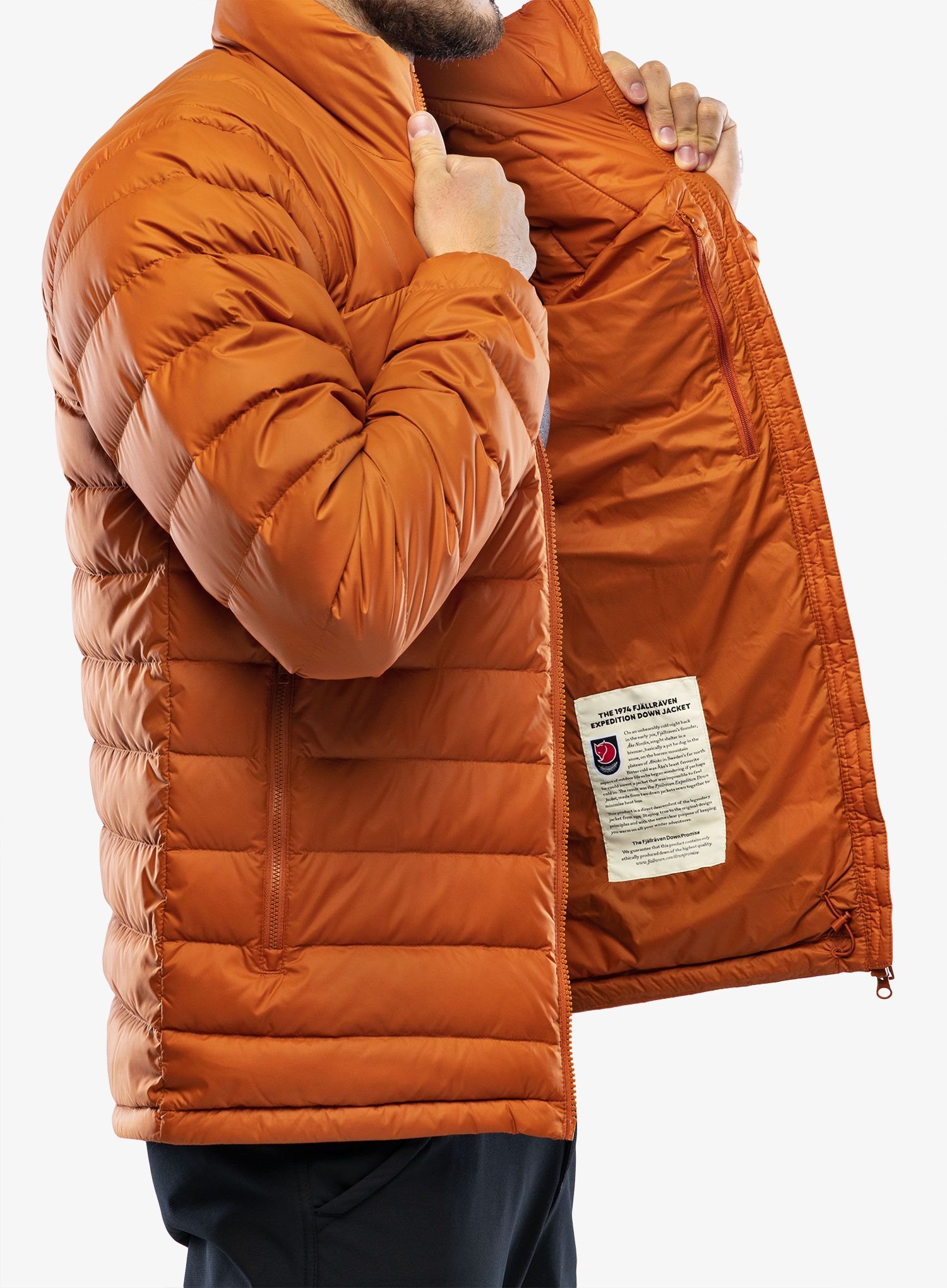 Jakna Fjallraven Expedition Pack Down Jacket - terracotta brown