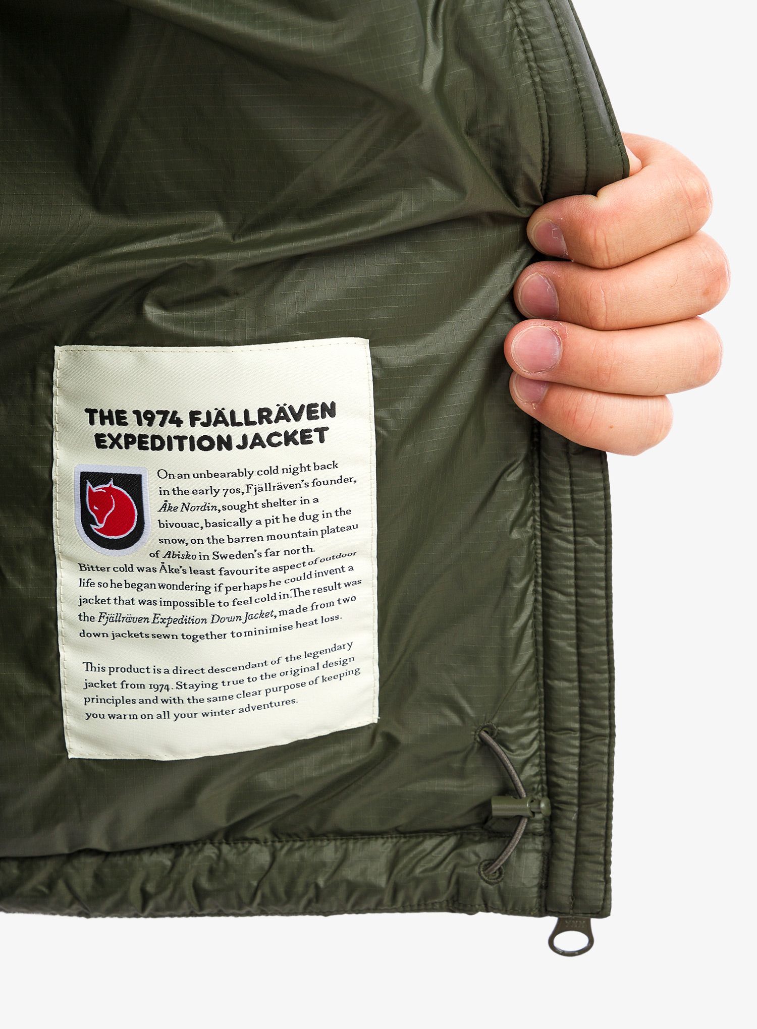 Prsluk Fjallraven Expedition X-Lätt Vest - deep forest