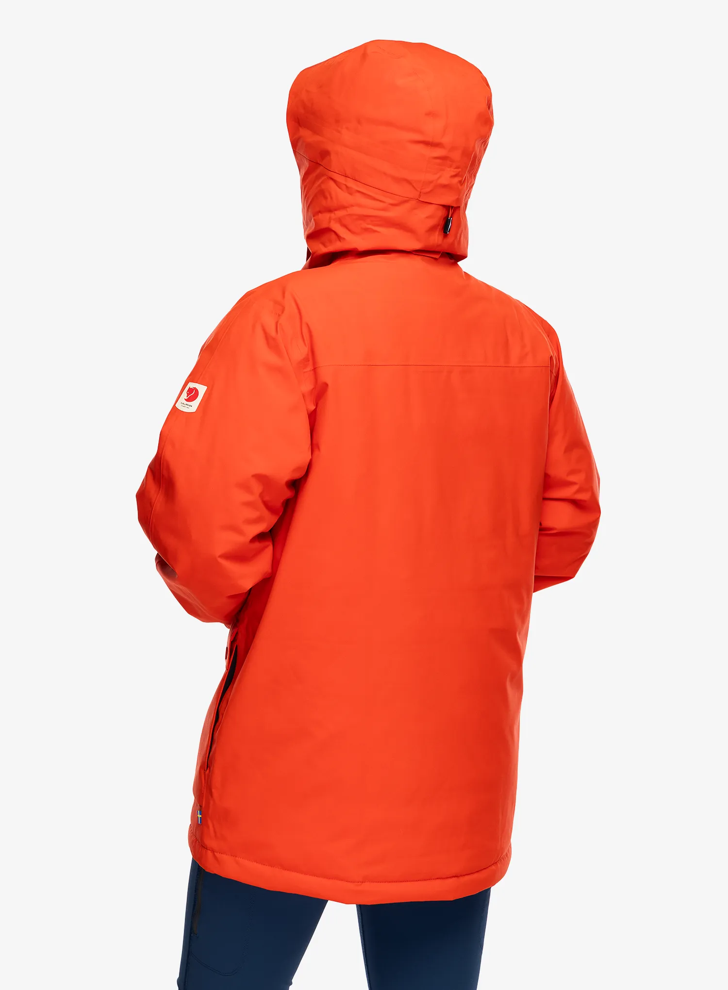 Ženska zimska jakna Fjallraven HC Hydratic Padded Jacket - flame orange