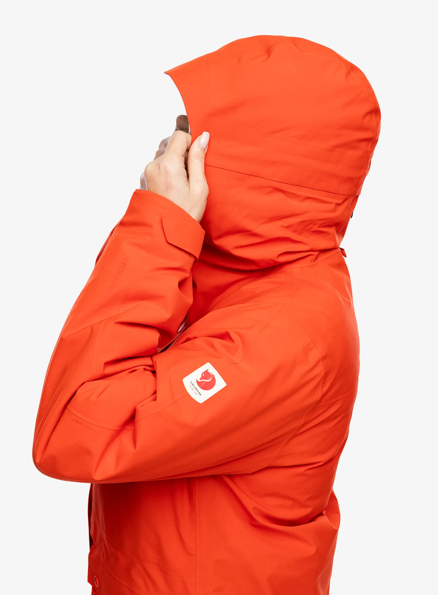 Ženska zimska jakna Fjallraven HC Hydratic Padded Jacket - flame orange