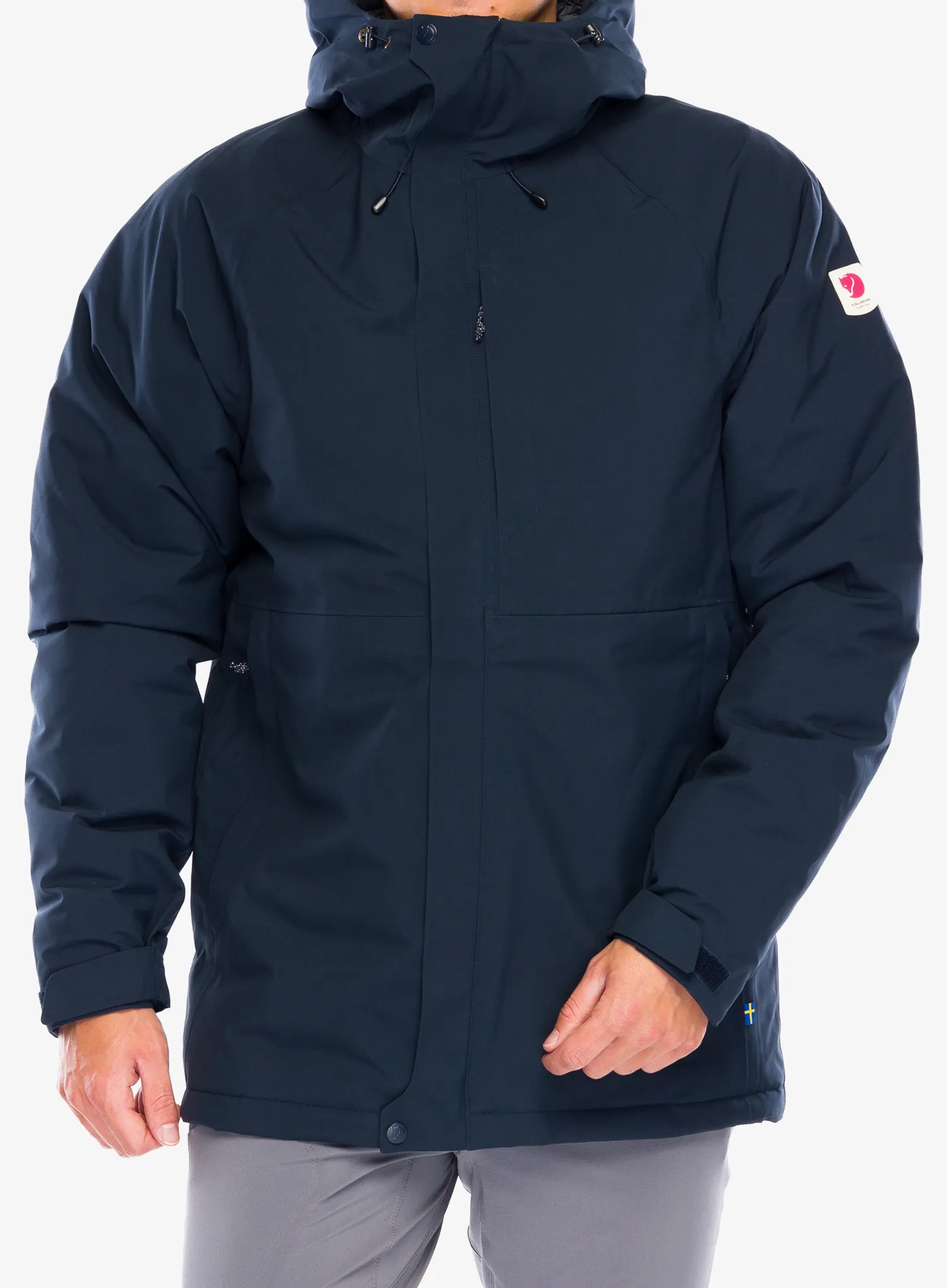 Jakna s postavom Fjallraven HC Hydratic Padded Trail Jkt - dark navy