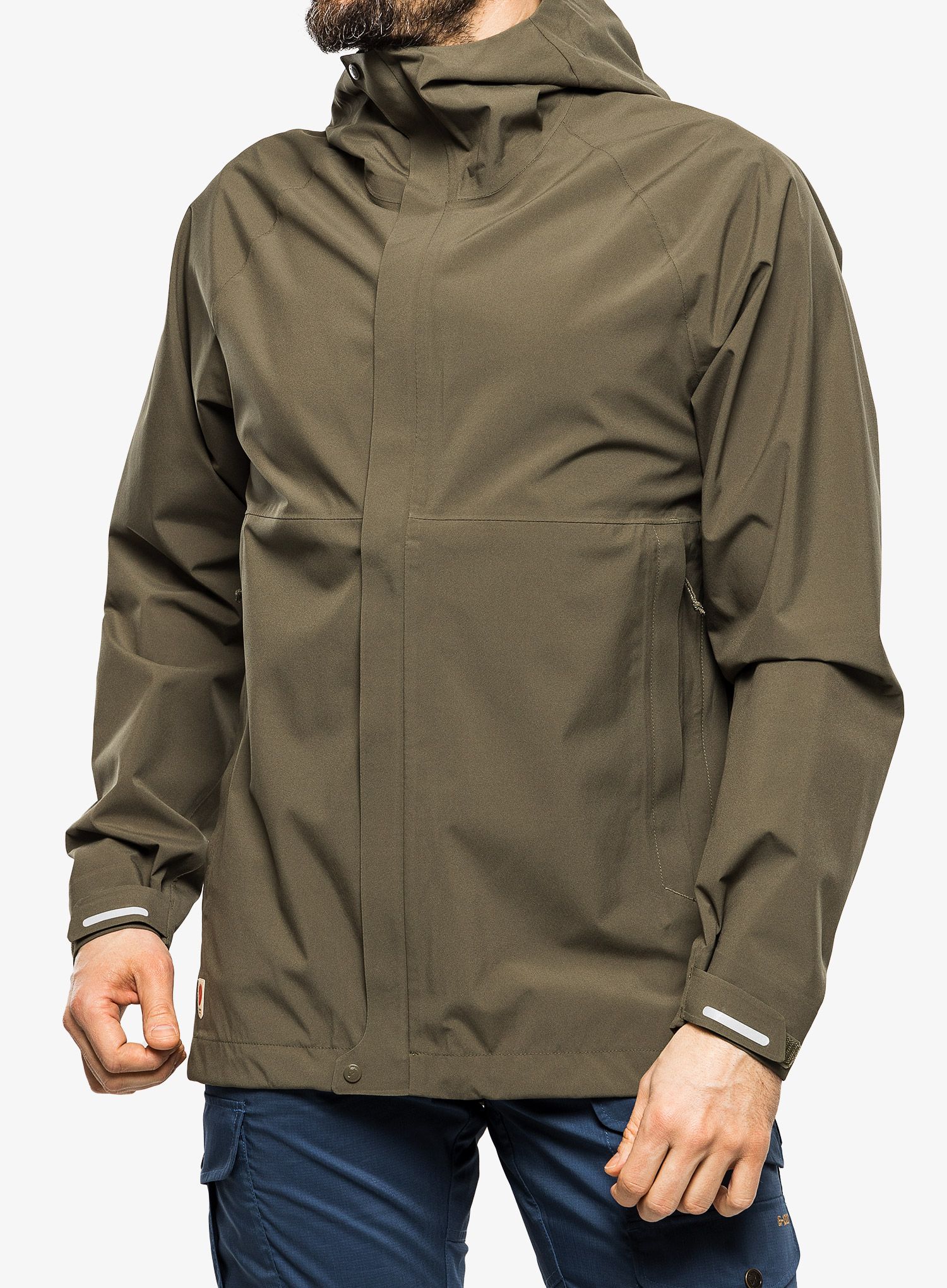 Kišna jakna Fjallraven HC Hydratic Trail Jacket - laurel green